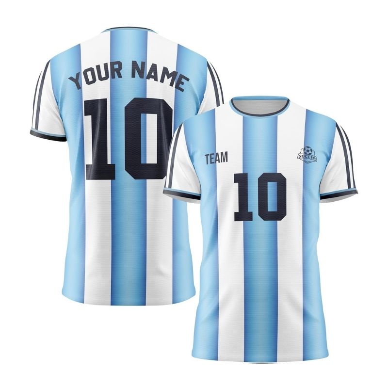 Custom Soccer Jersey, Personalized Football Jersey with Name Number～Personalized Soccer Uniform～～$34.99～Soccer Jersey～～Amazon Seller～shopiaas～啦啦啦