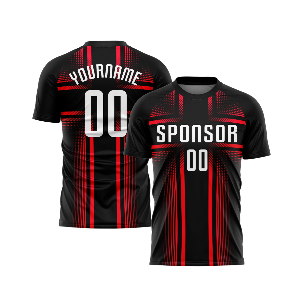Custom Black White-Hot Pink Sublimation Soccer Uniform Jersey～～～$16.99～Sublimation Soccer～～mysite～shopiaas～啦啦啦