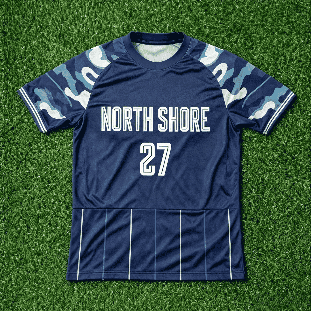 Custom Navy White-Camo Sublimation Soccer Uniform Jersey～～～$16.99～Sublimation Soccer～～mysite～shopiaas～啦啦啦