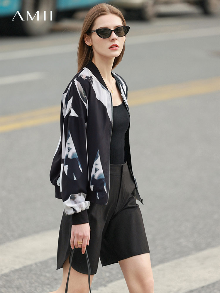 测试收藏次数weight Amii Minimalism Spring Women Jacket Casual Printed Short Jackets Loose Zipper Streetwear Coats Ladies Female Outerwear 12240073～～～$200.00～typeXiong～～GONG YING SHANG～shopiaas～啦啦啦