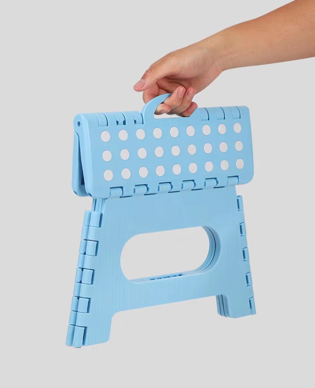 Banqueta plástica plegable para niño