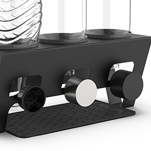 Rainsworth Duo & Crystal Bottle Holder, Set of 3 Accessories, Drip Holder, Drip Rack, Bottle Dryer Glass Bottle, Stainless Steel