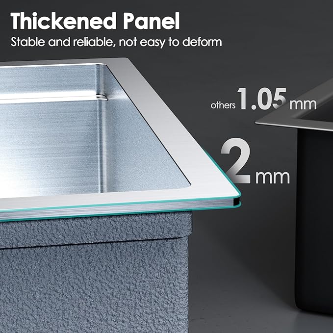 Undermount & Drop-In Stainless Steel Kitchen Sinks (Pack of 5)