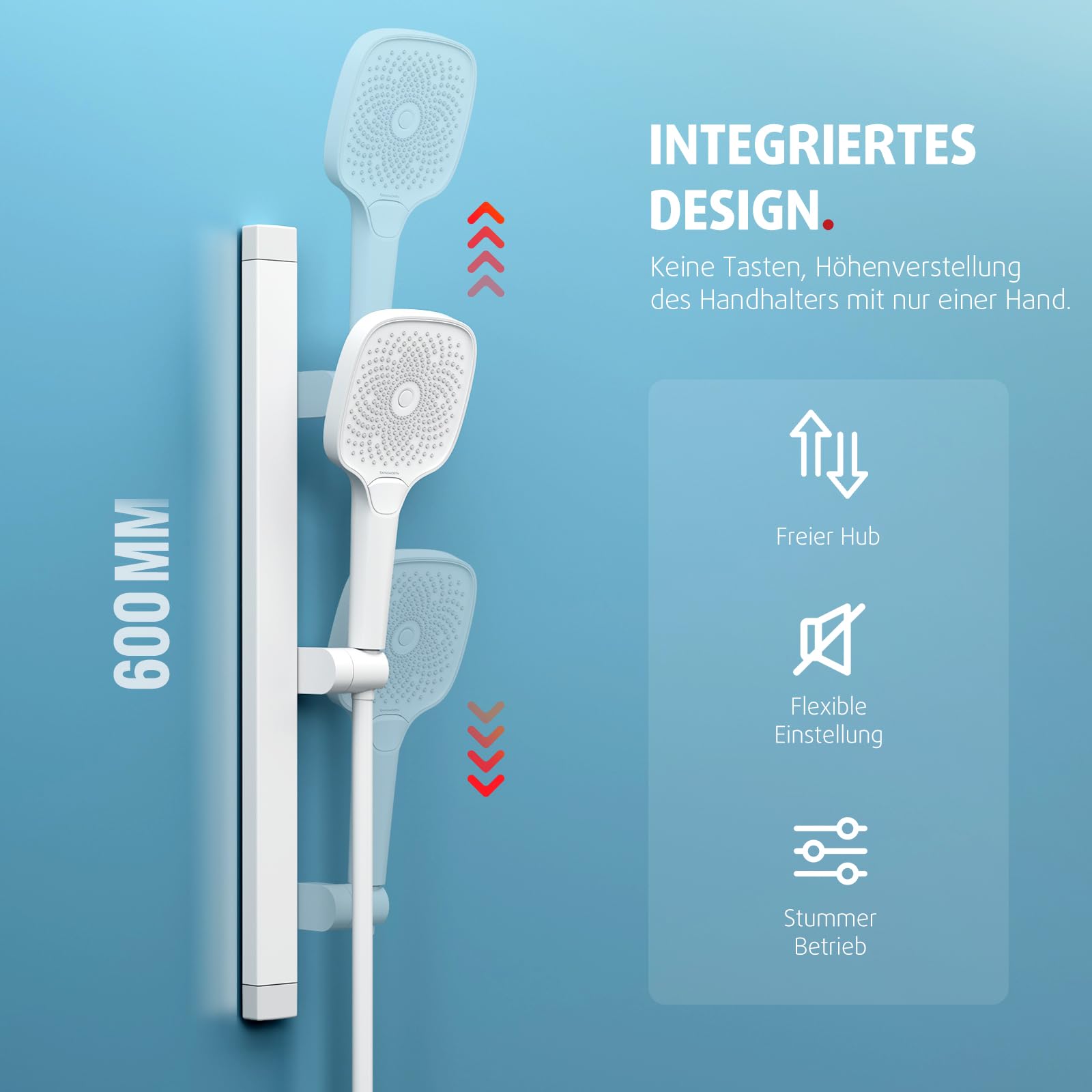 Simple Adjustment Rod Shower Kit (Thermostatic)
