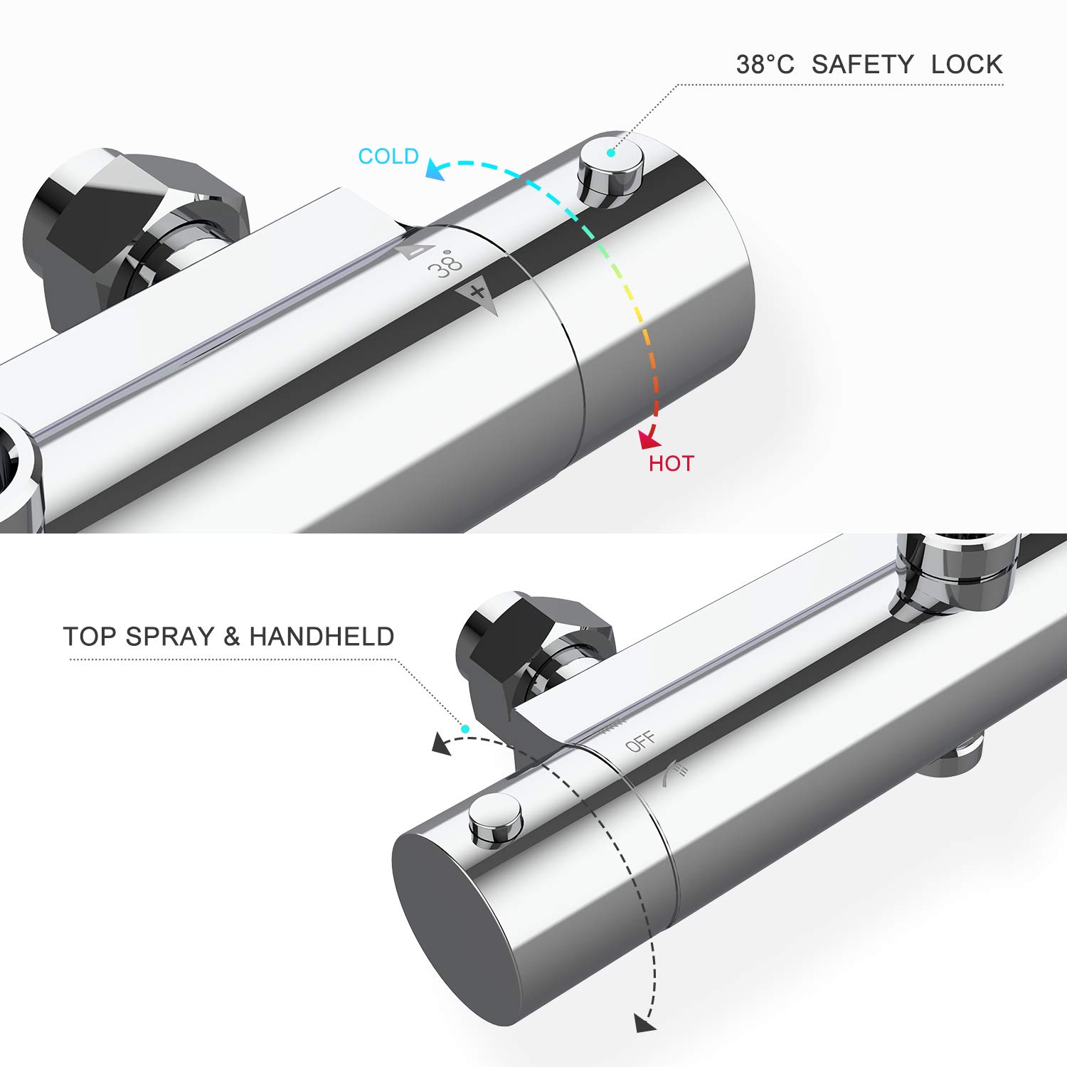 Traditional Shower Set (Thermostatic)