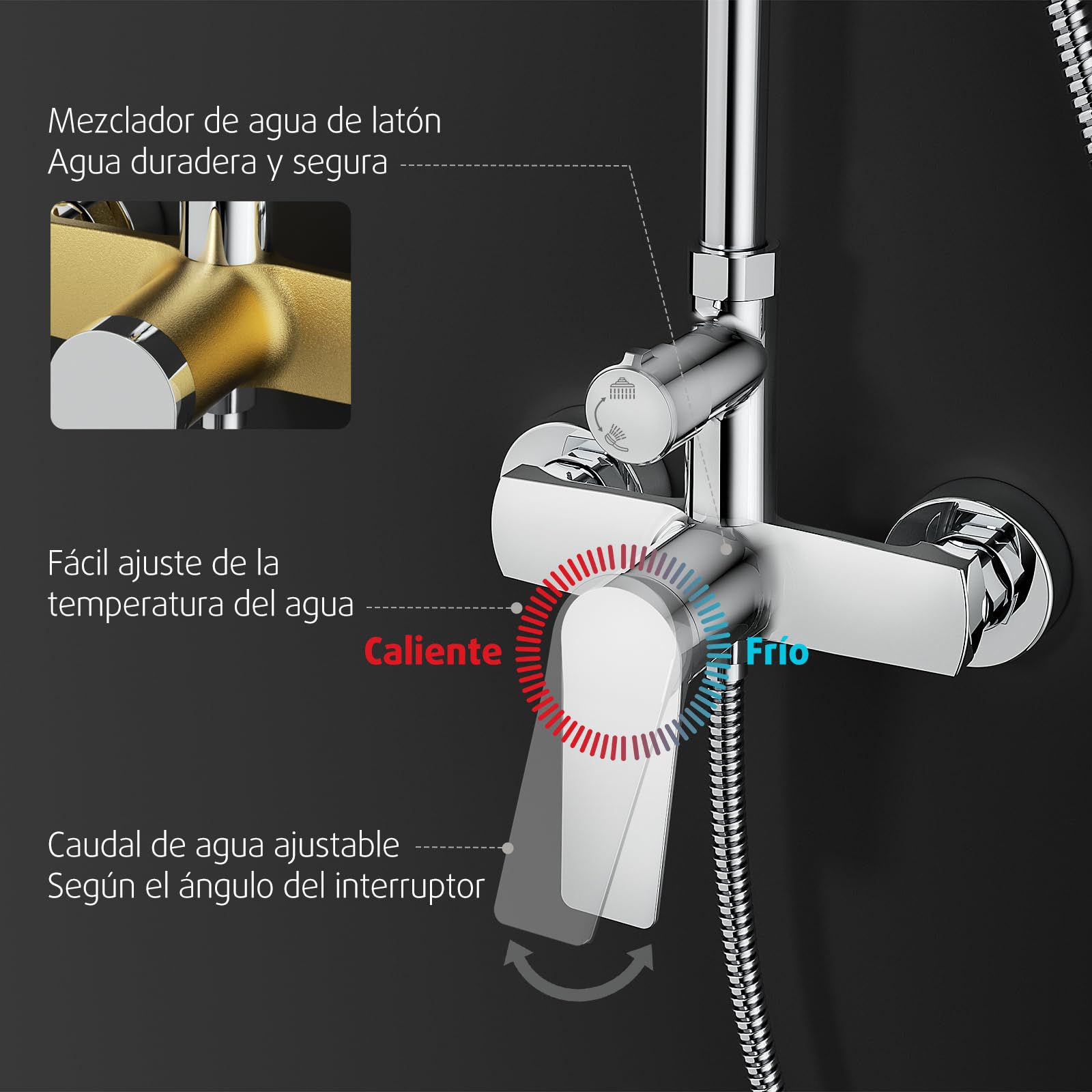 Traditional Shower Set (Non-Thermostatic)