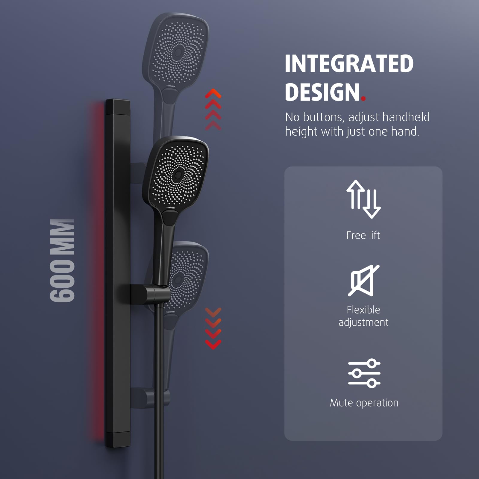 Simple Adjustment Rod Shower Kit (Thermostatic)