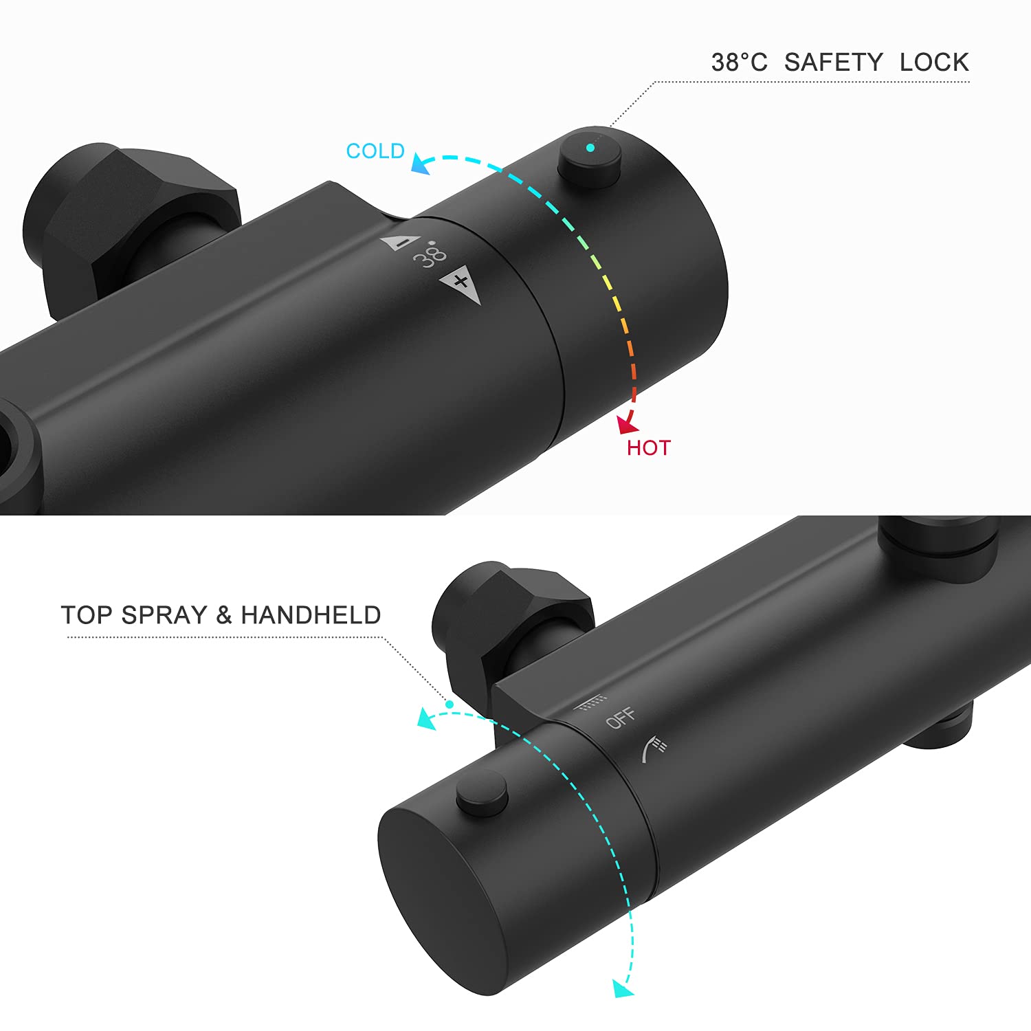 Traditional Shower Set (Thermostatic)