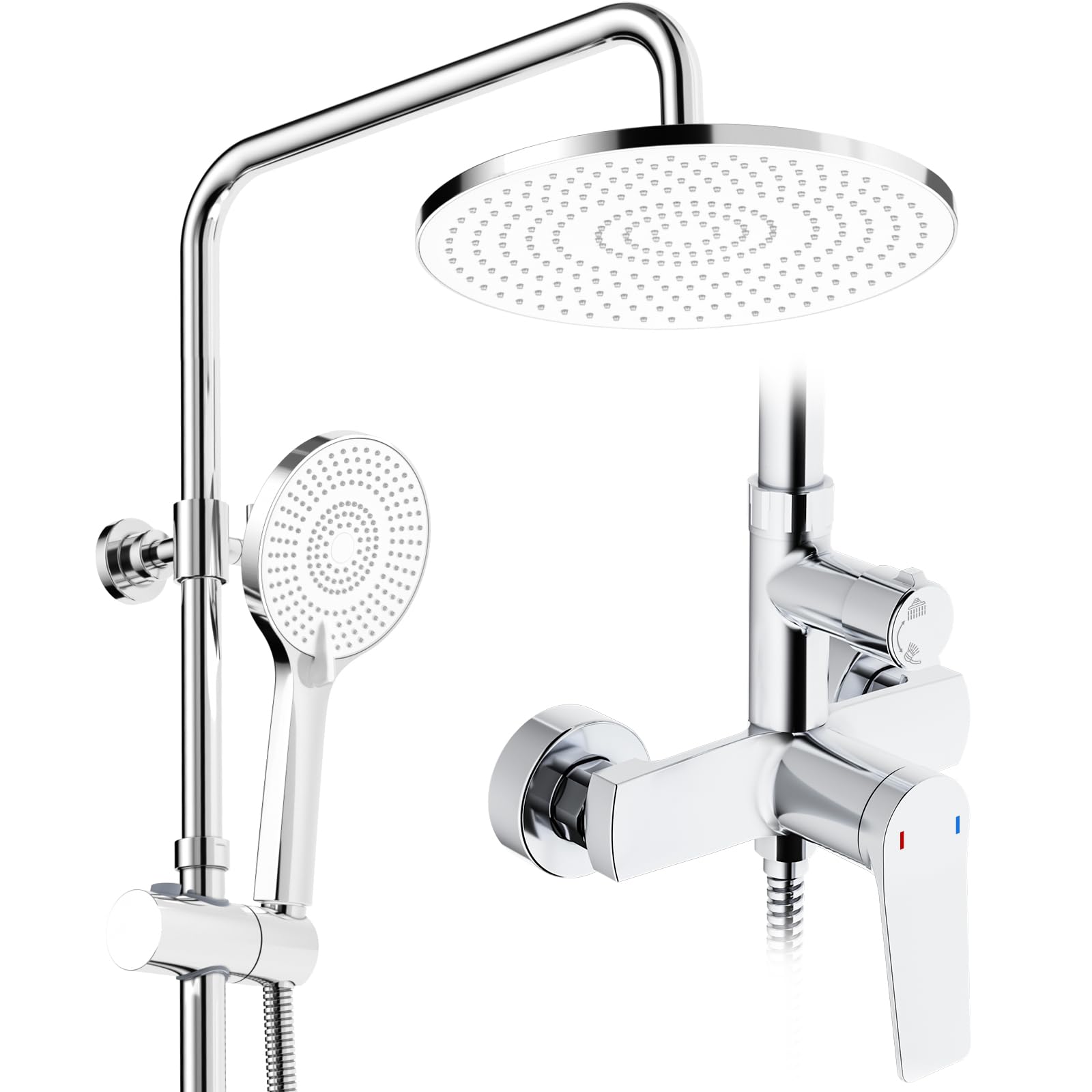 Shower Column with tap, shower head and hand shower