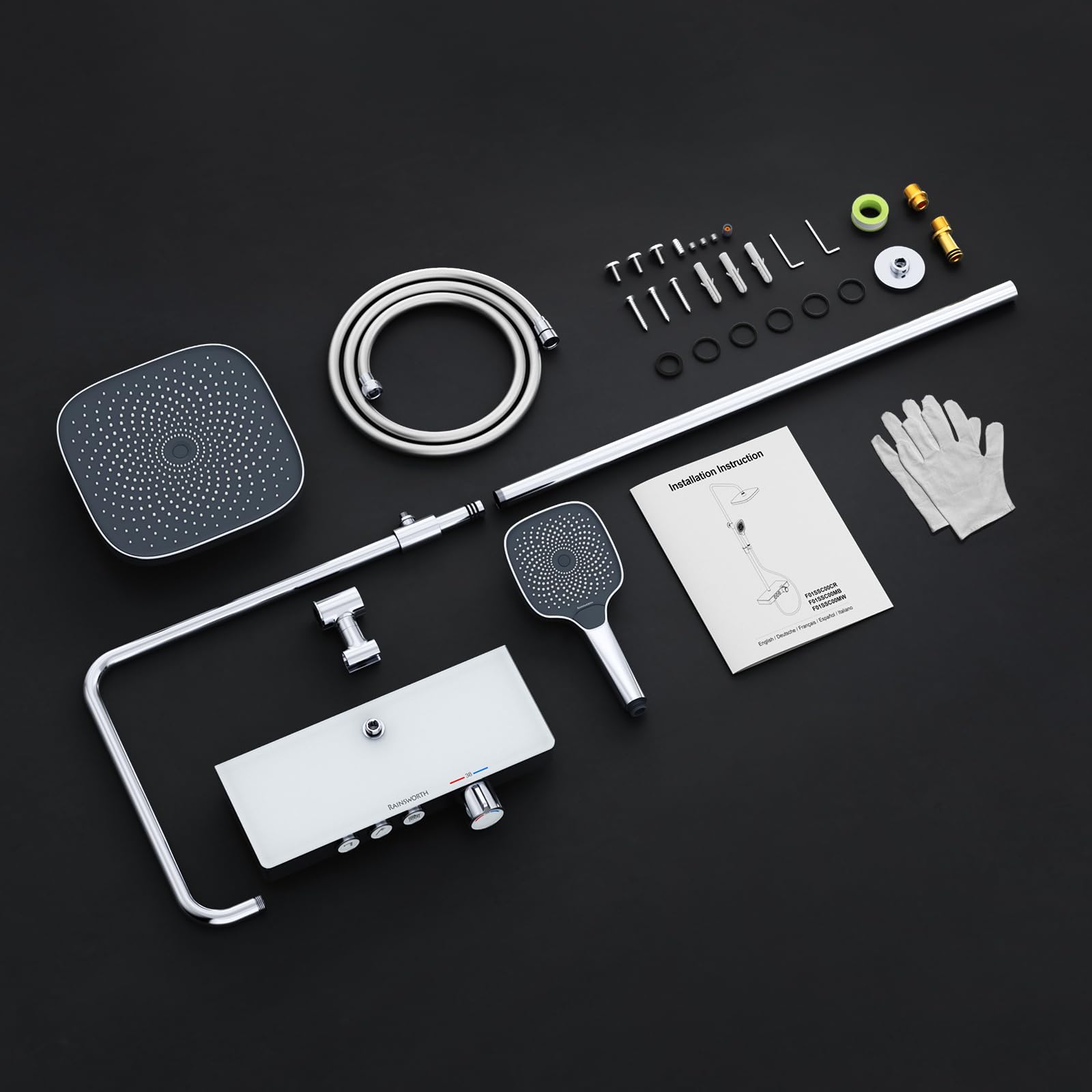 Three Function Shower System (Thermostatic)