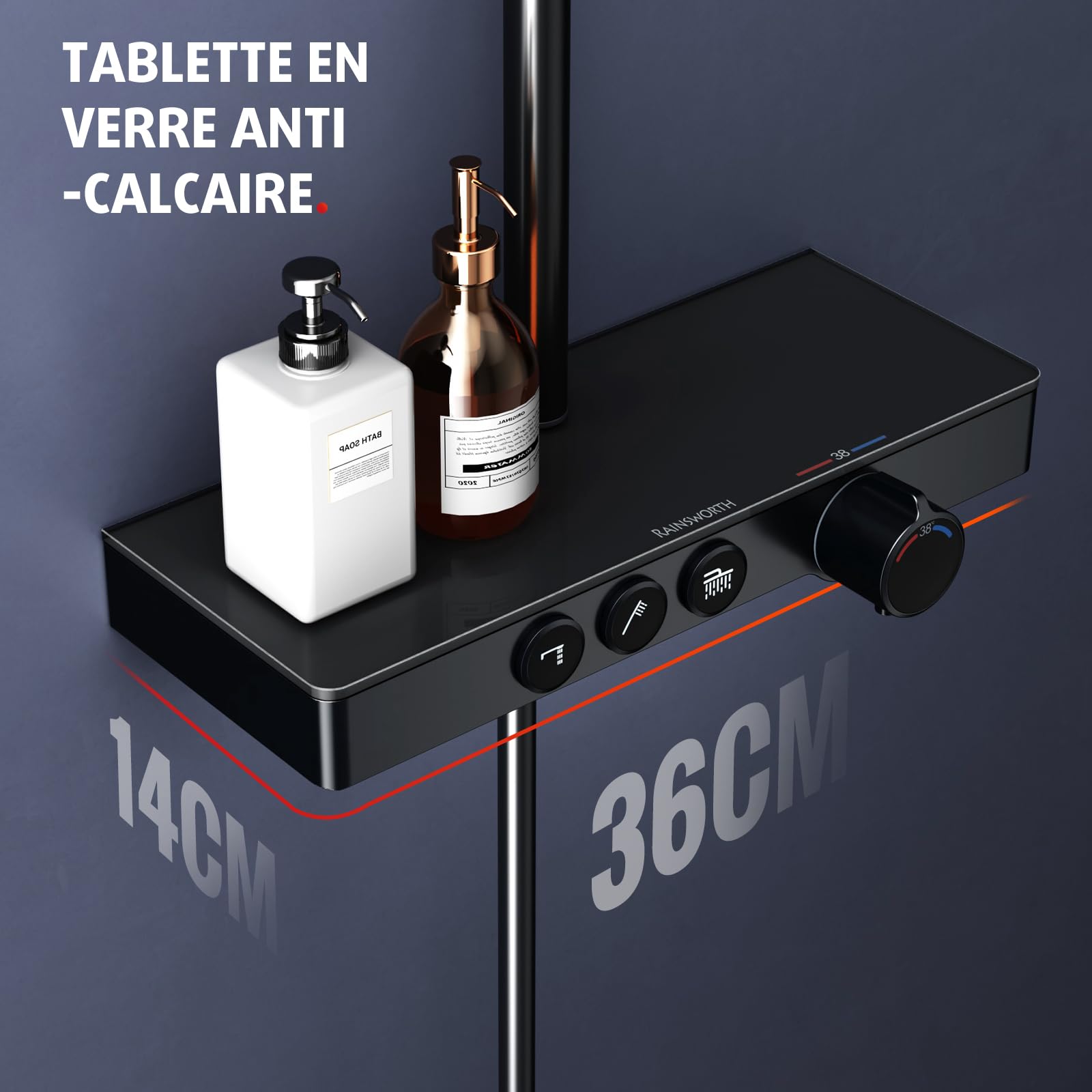 Three Function Shower System (Thermostatic)