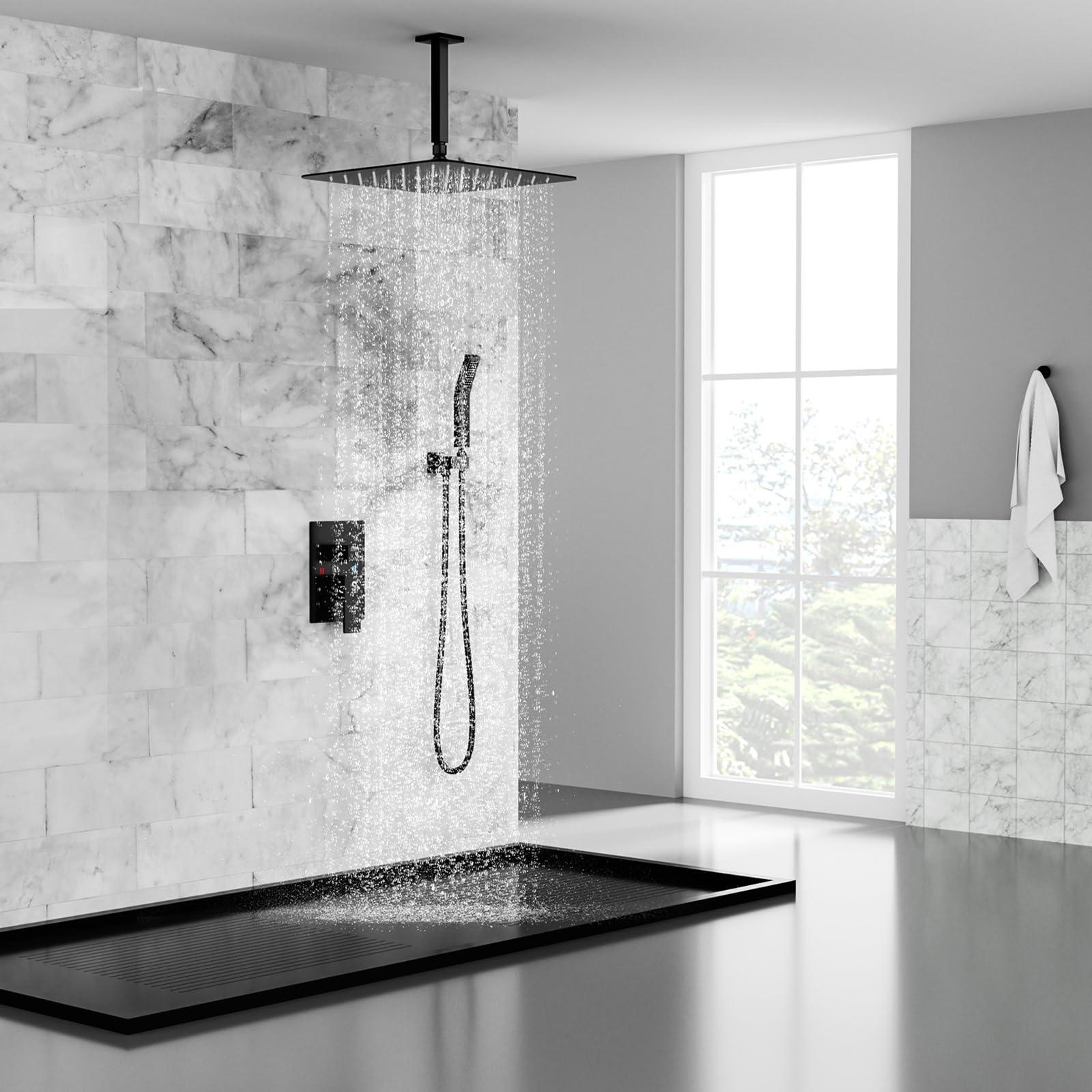 Ceiling Trim Kit Shower Set (Square)