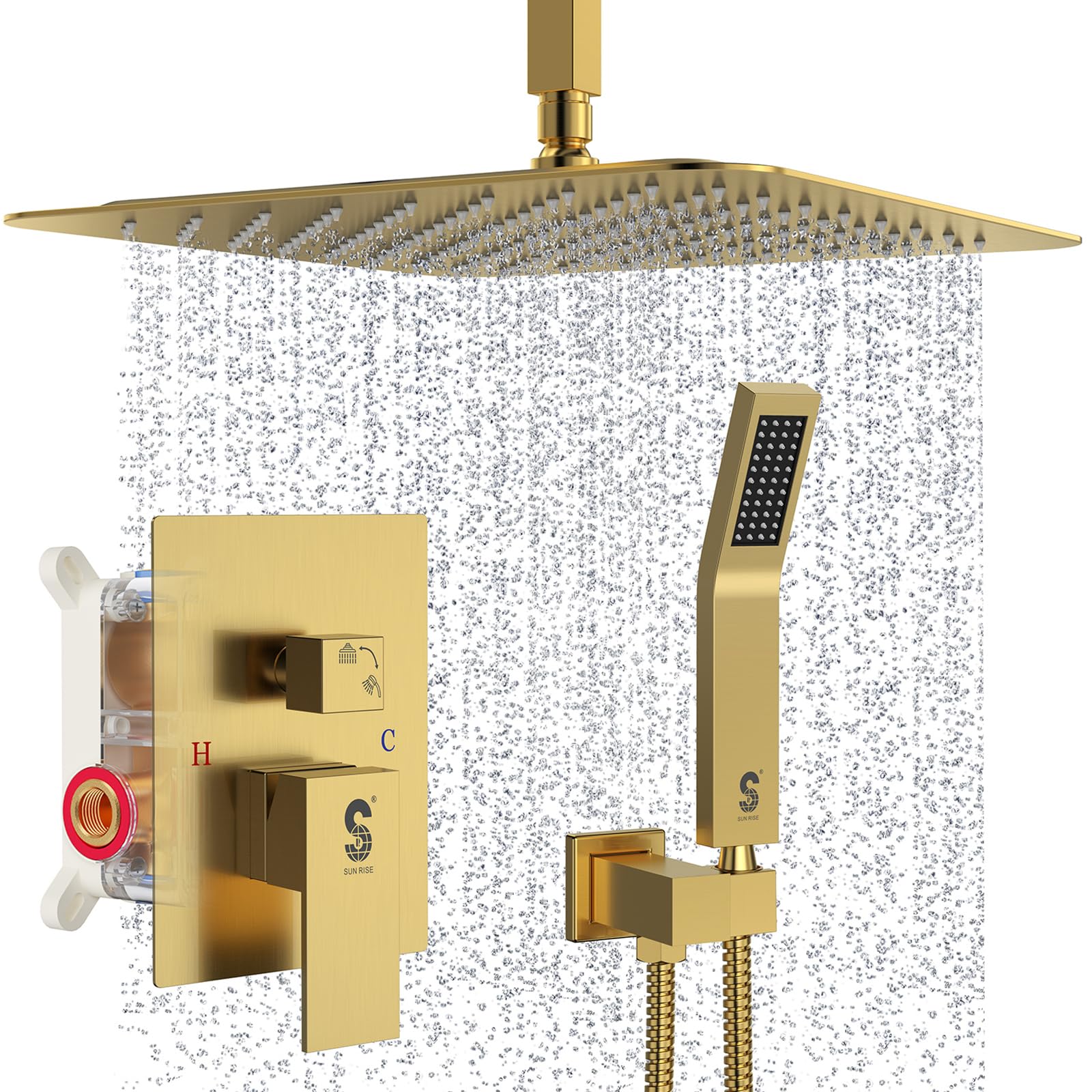 Ceiling Trim Kit Shower Set (Square)