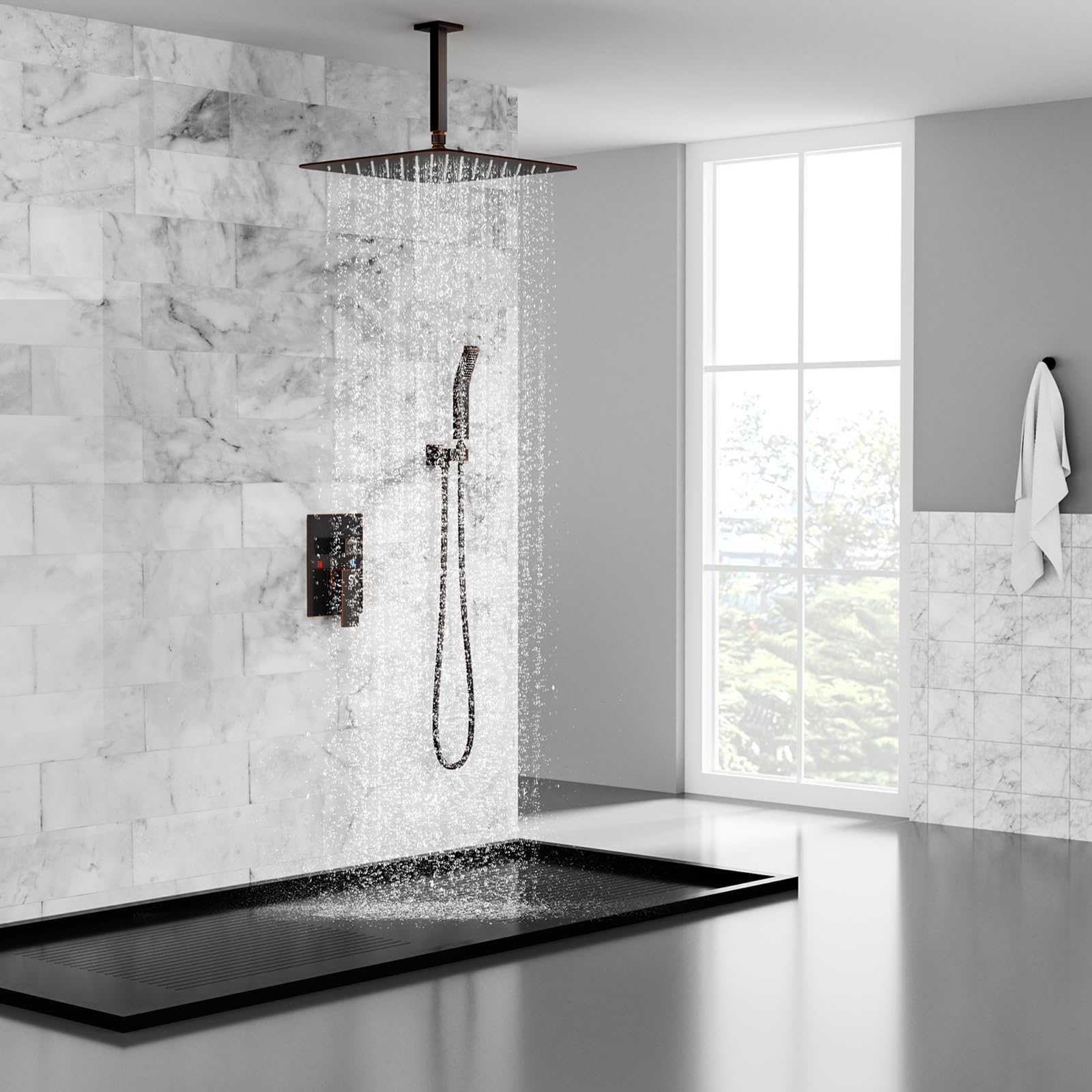 Ceiling Trim Kit Shower Set (Square)