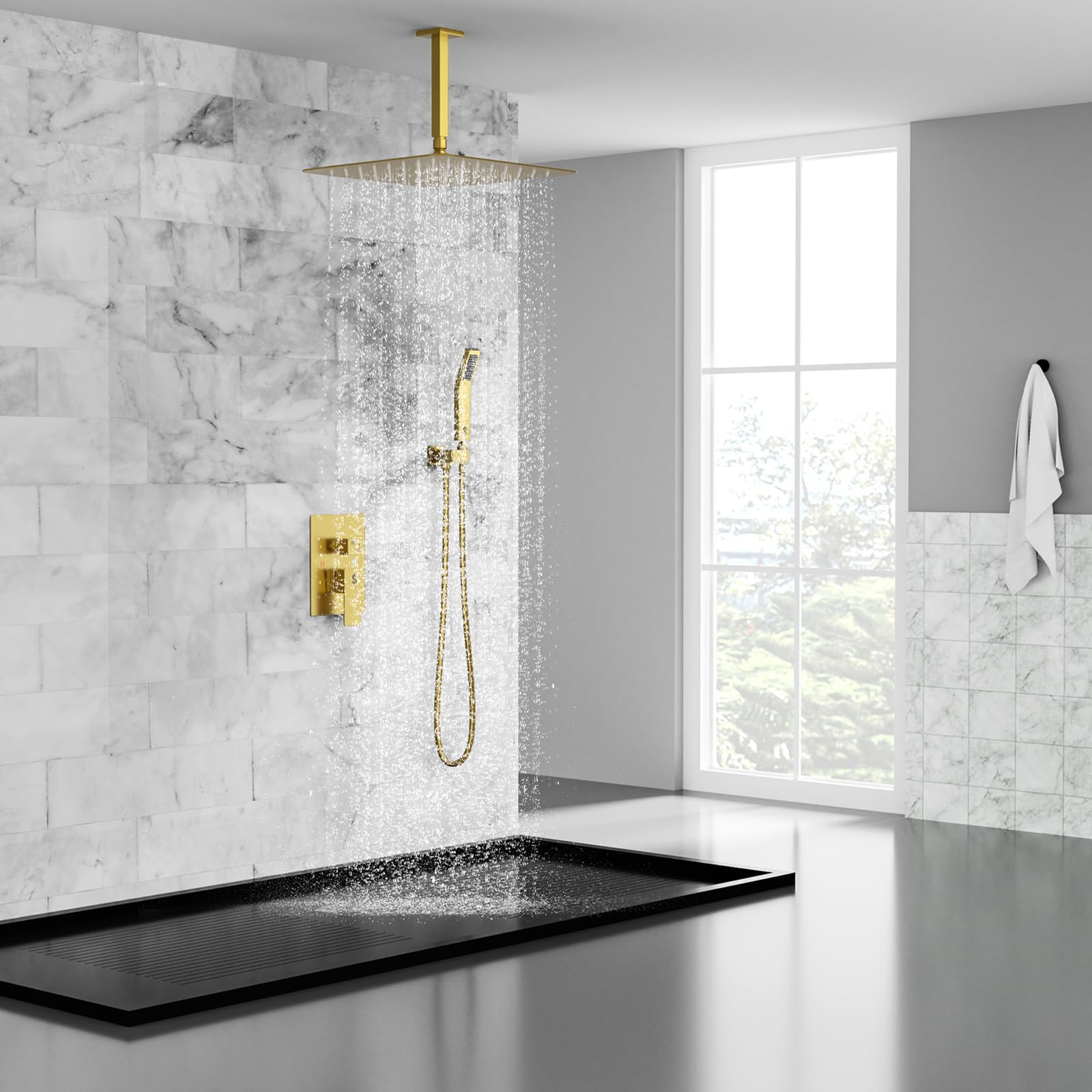 Ceiling Trim Kit Shower Set (Square)