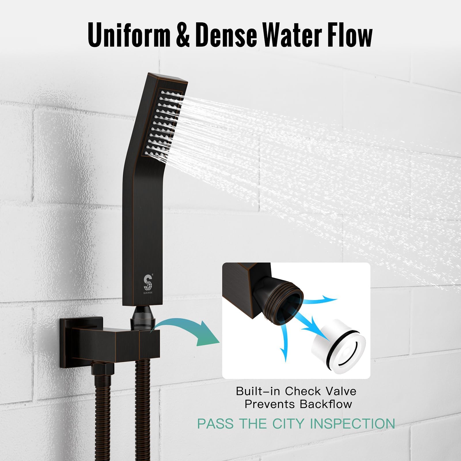 Ceiling Trim Kit Shower Set (Square)