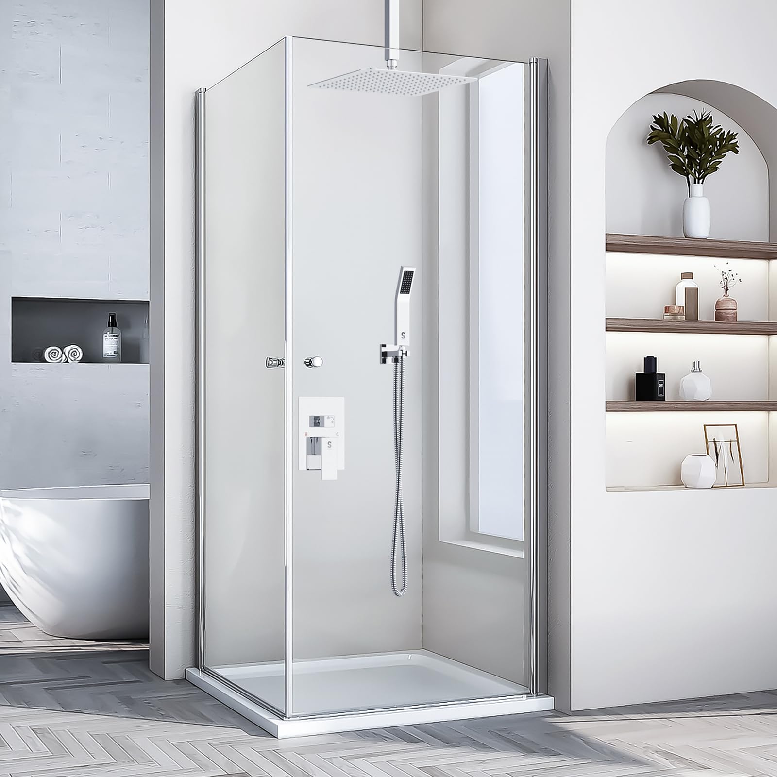 Ceiling Trim Kit Shower Set (Square)