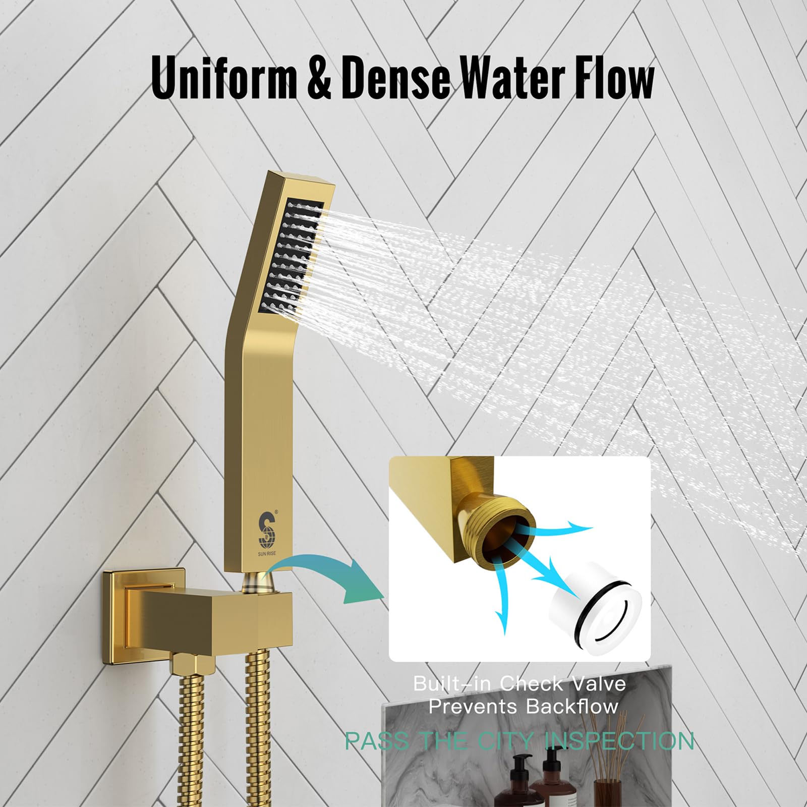 Ceiling Trim Kit Shower Set (Square)