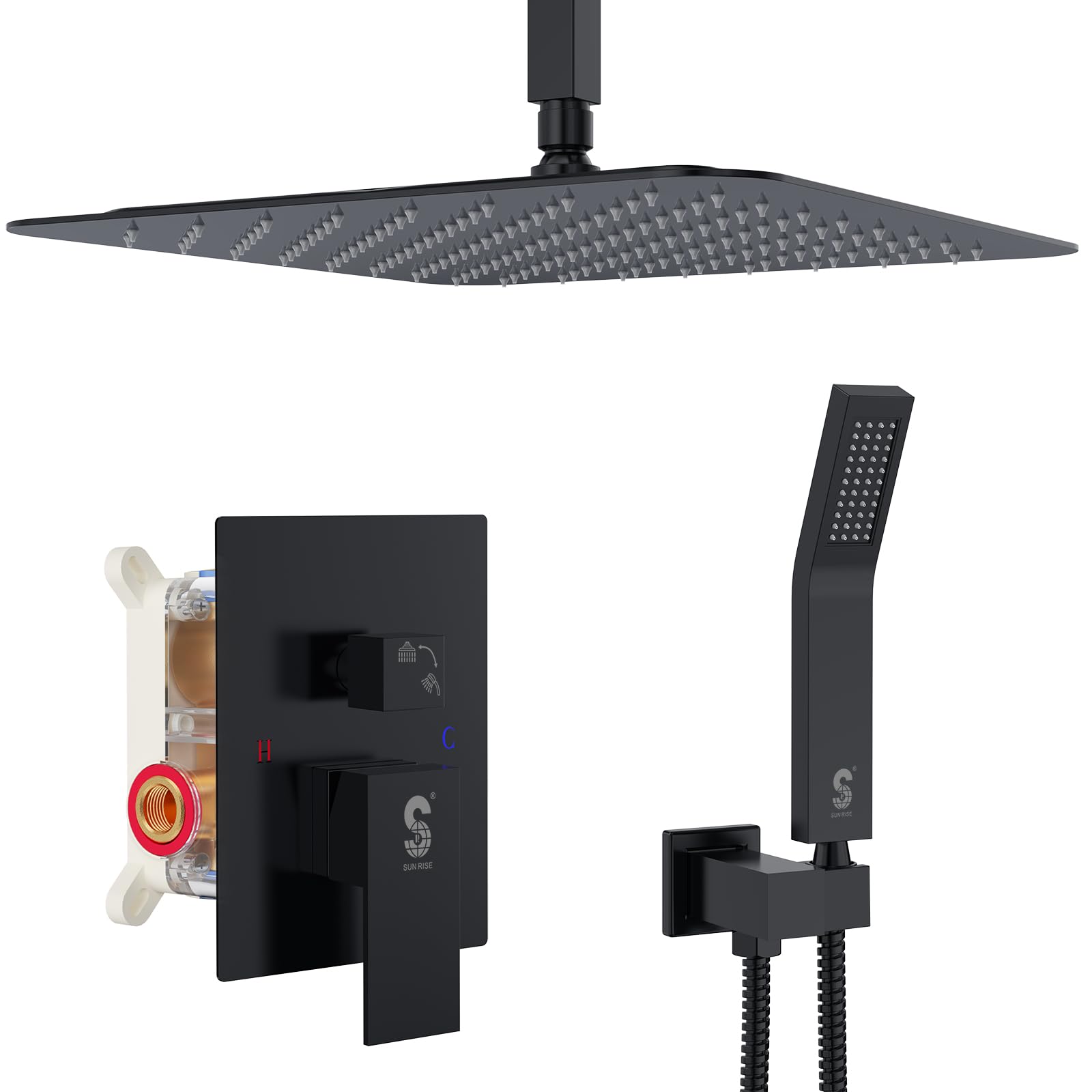 Ceiling Trim Kit Shower Set (Square)