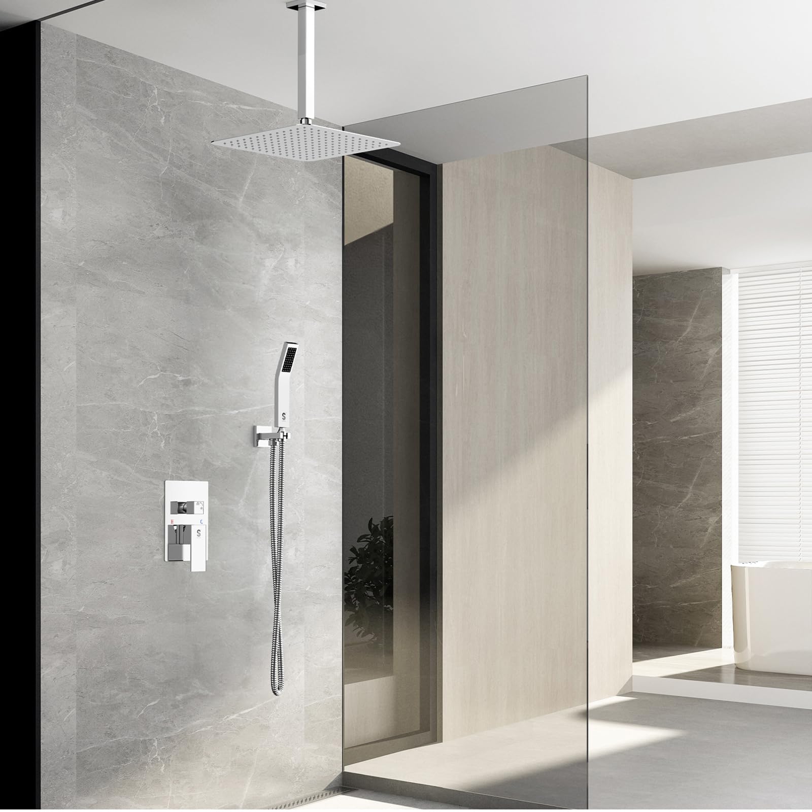 Ceiling Trim Kit Shower Set (Square)