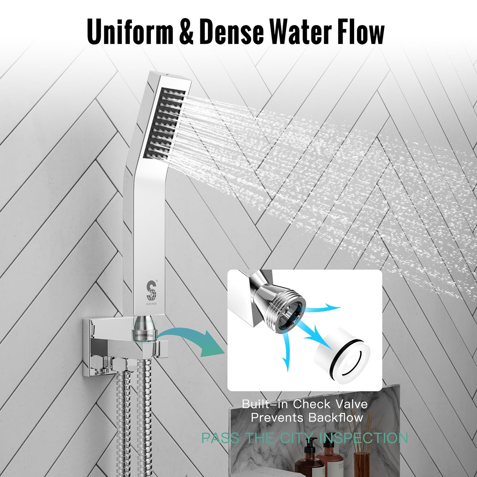 Ceiling Trim Kit Shower Set (Square)