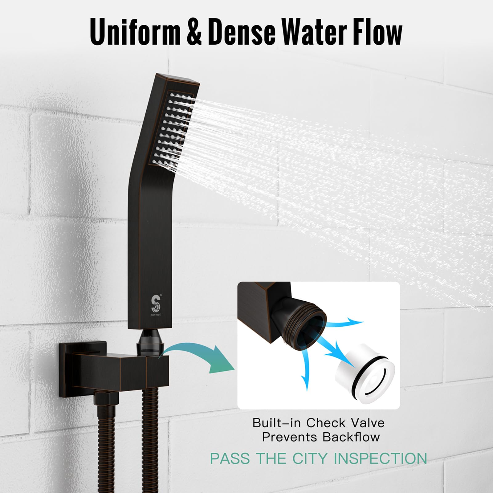 Ceiling Trim Kit Shower Set (Square)