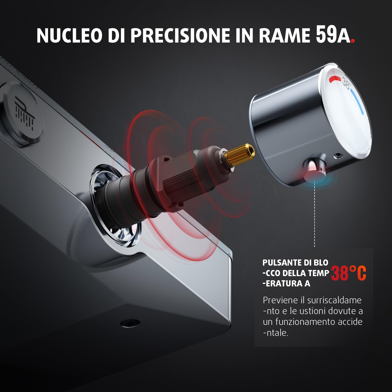 Three Function Shower System (Thermostatic)