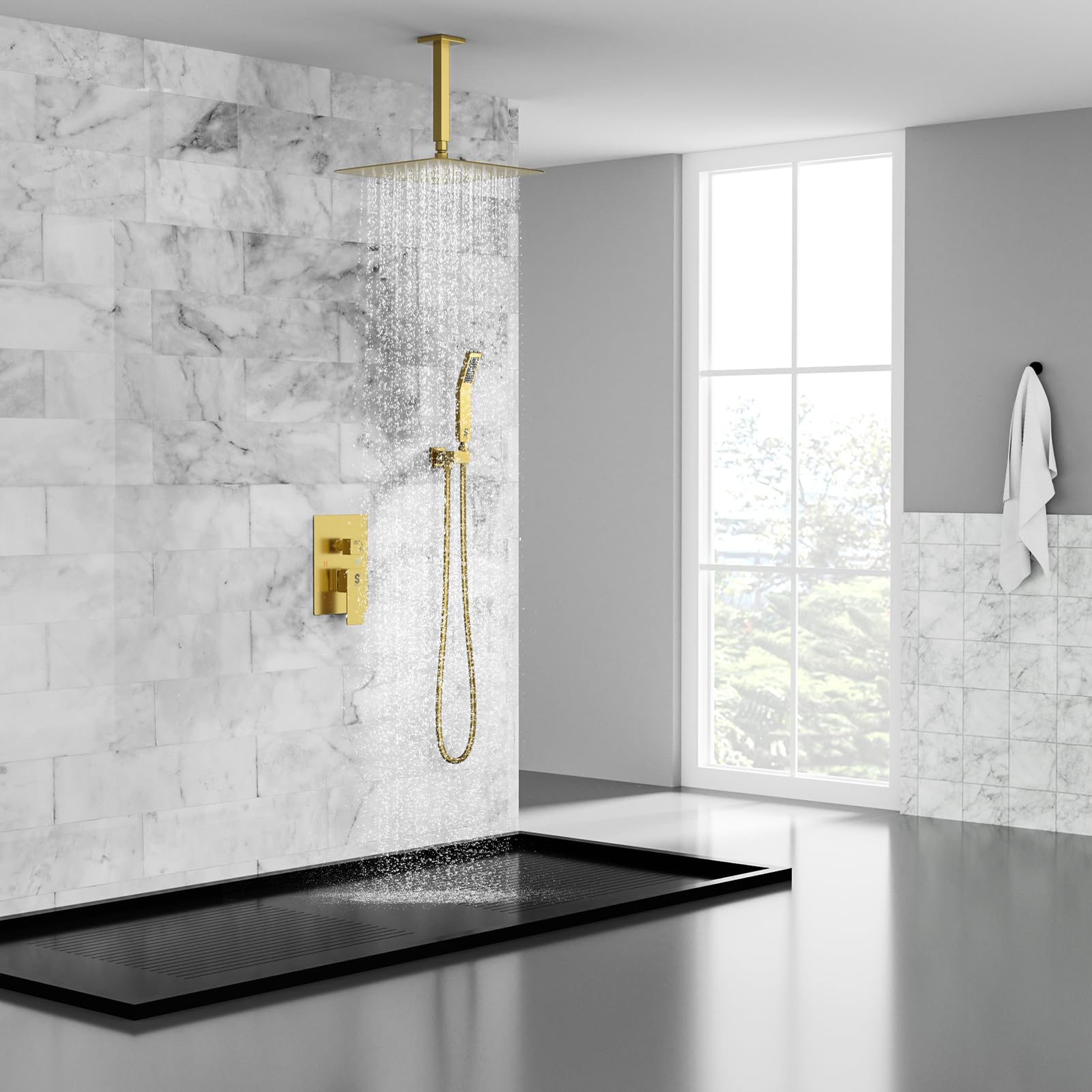 Ceiling Trim Kit Shower Set (Square)