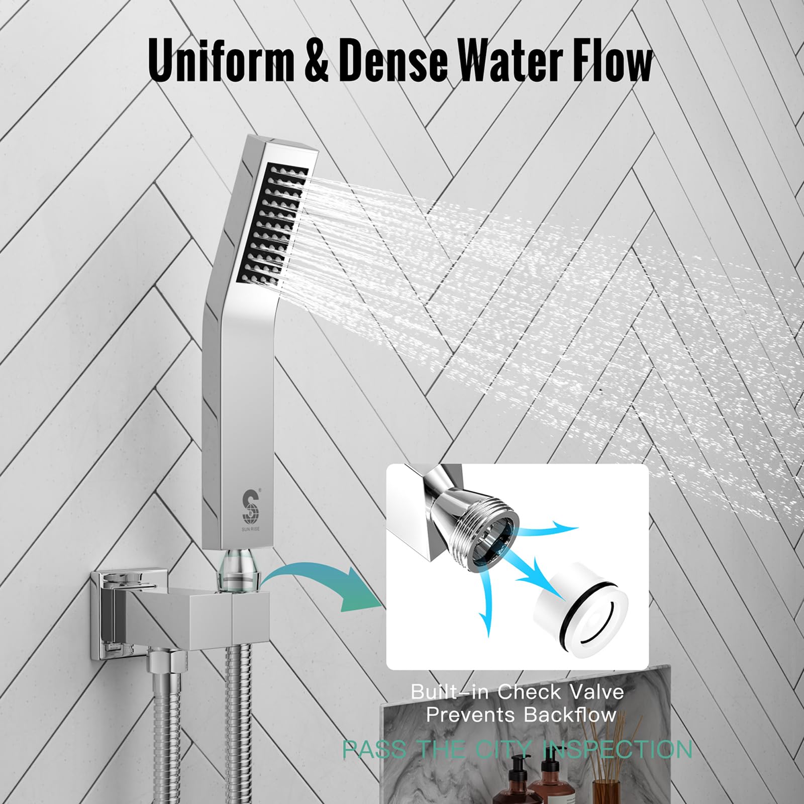 Ceiling Trim Kit Shower Set (Square)