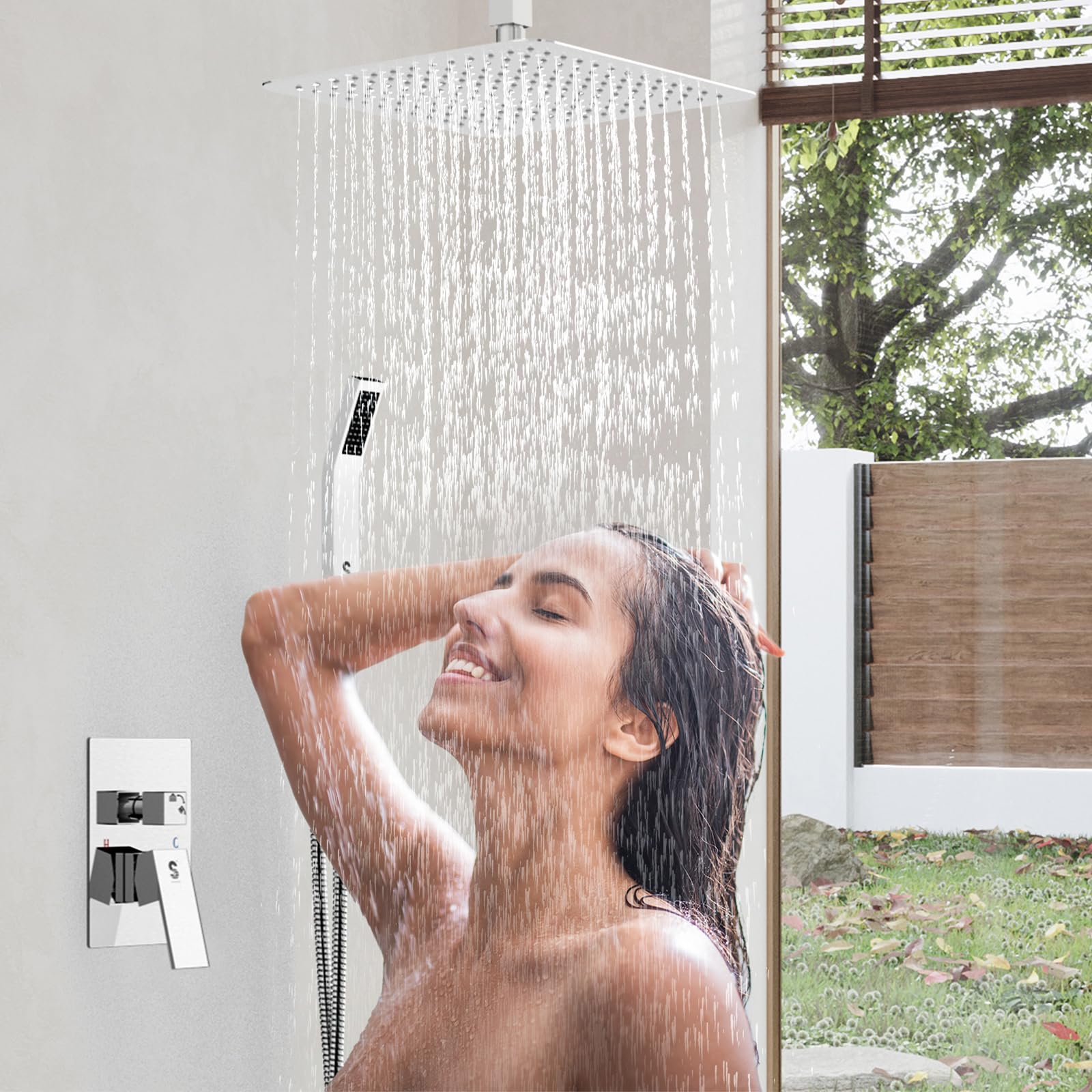 Ceiling Trim Kit Shower Set (Square)