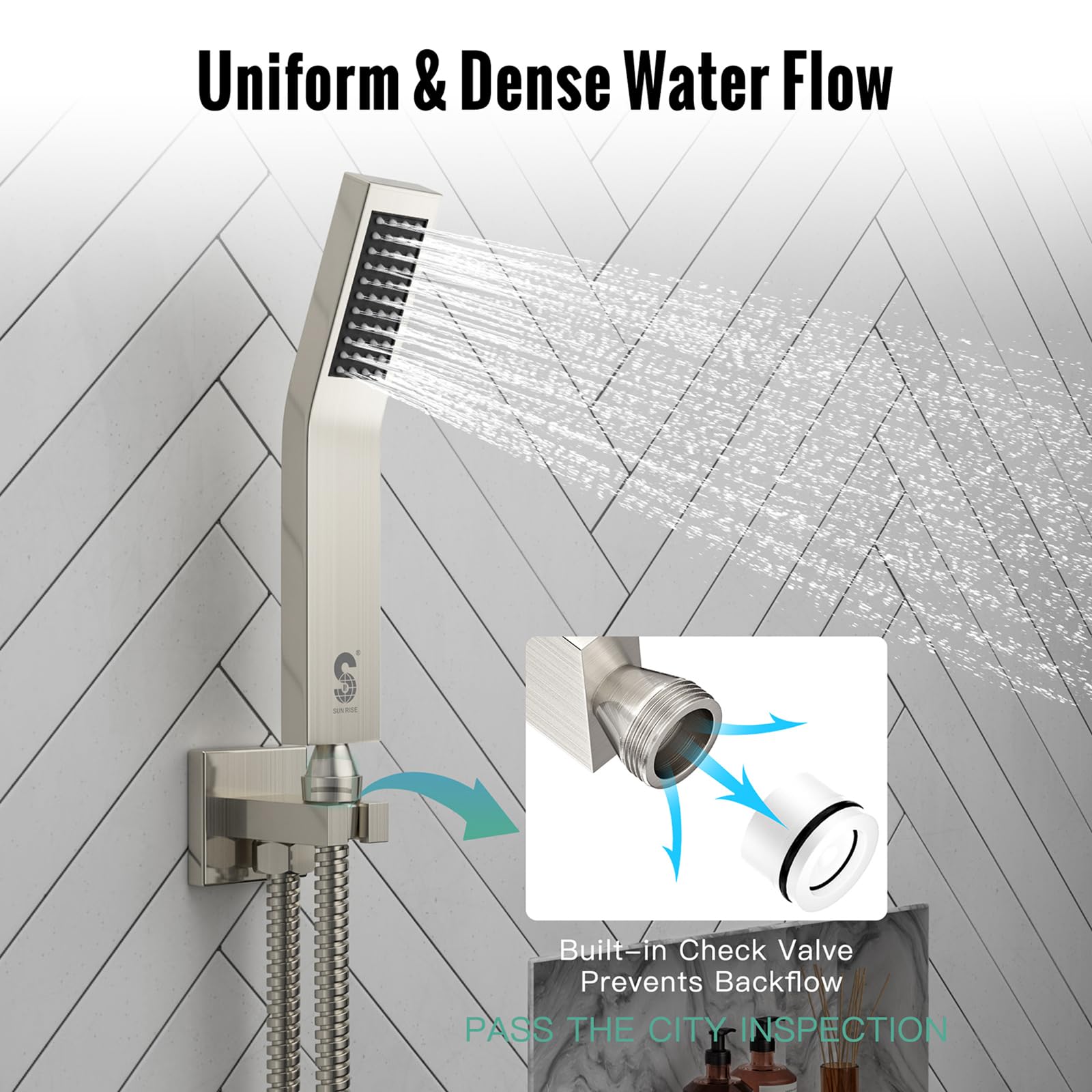 Ceiling Trim Kit Shower Set (Square)