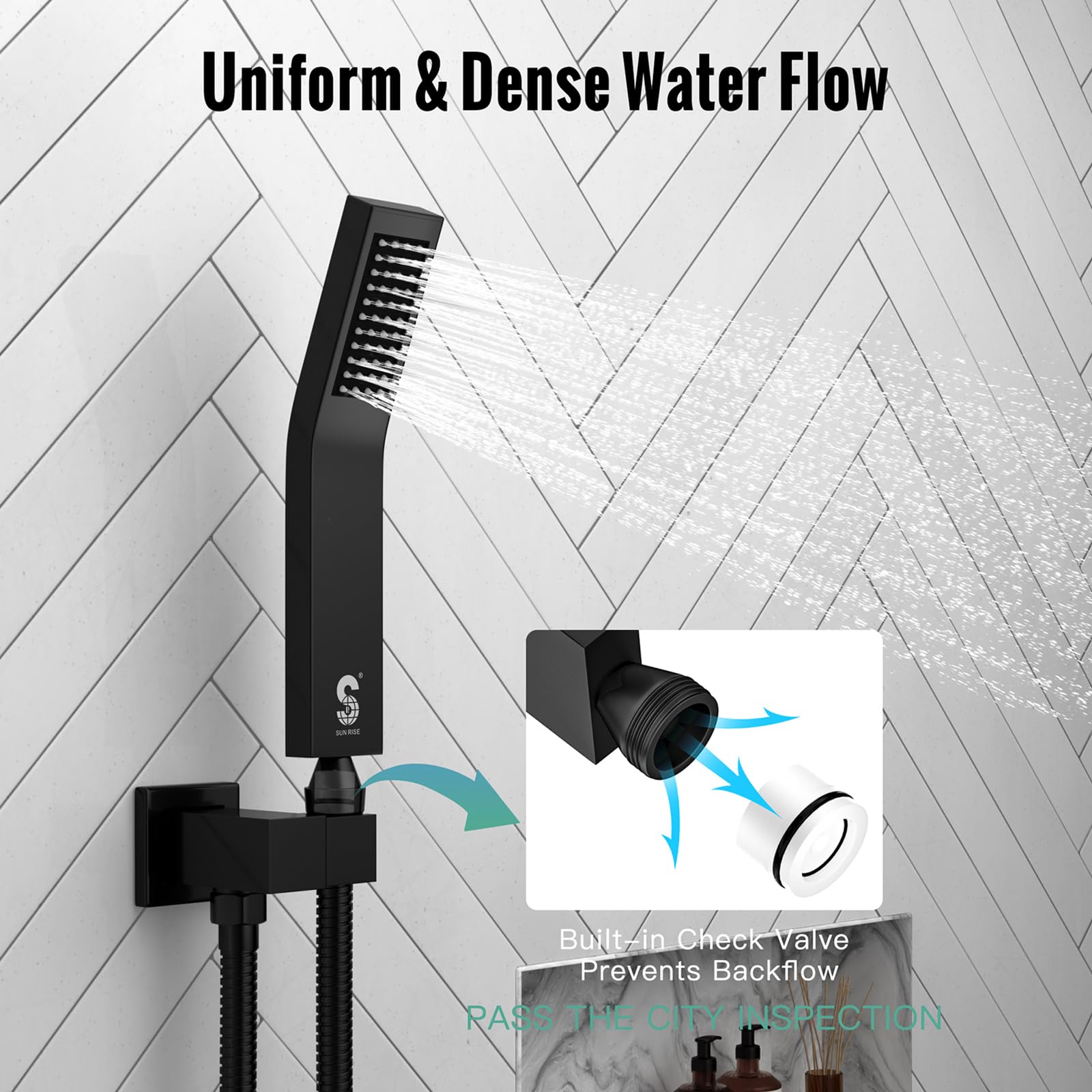 Ceiling Trim Kit Shower Set (Square)