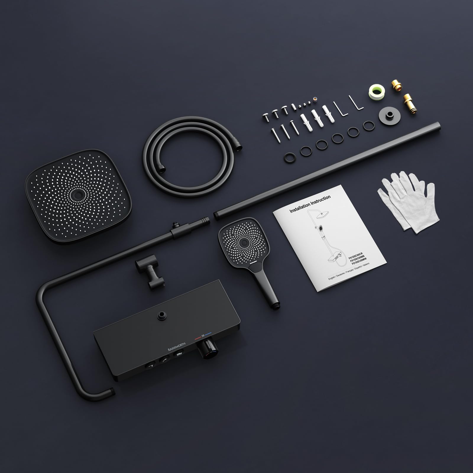 Three Function Shower System (Thermostatic)