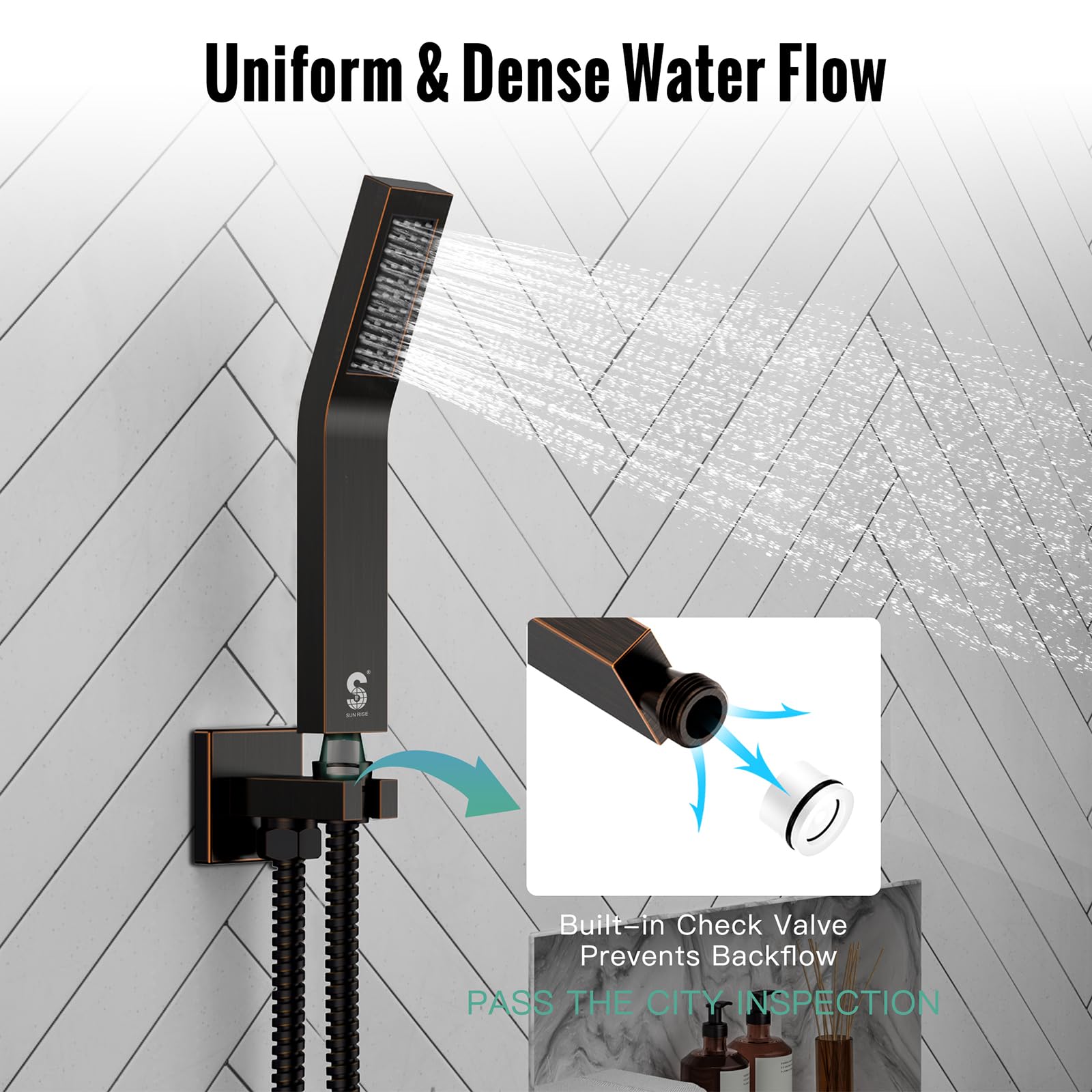 Ceiling Trim Kit Shower Set (Square)