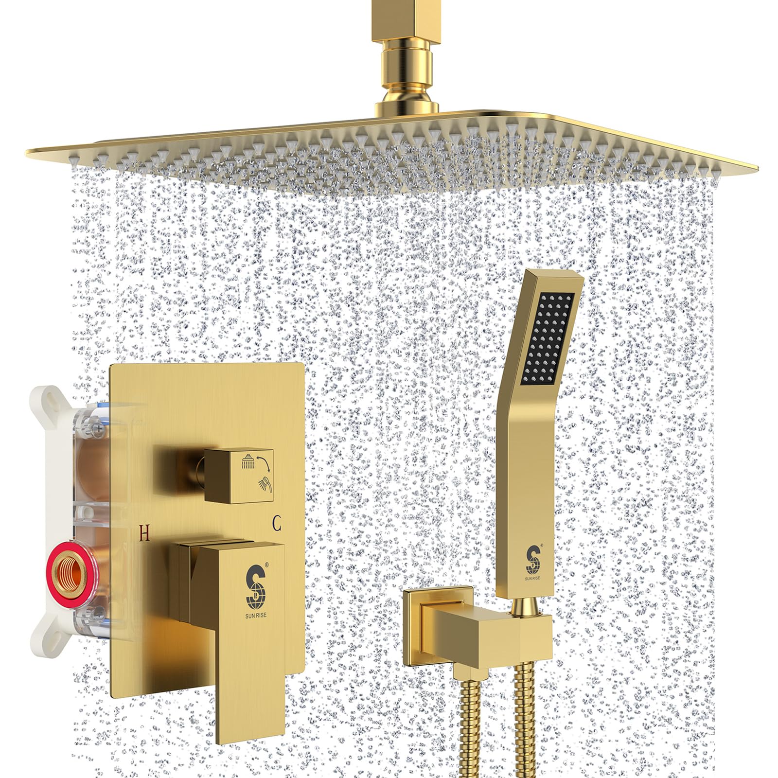 Ceiling Trim Kit Shower Set (Square)