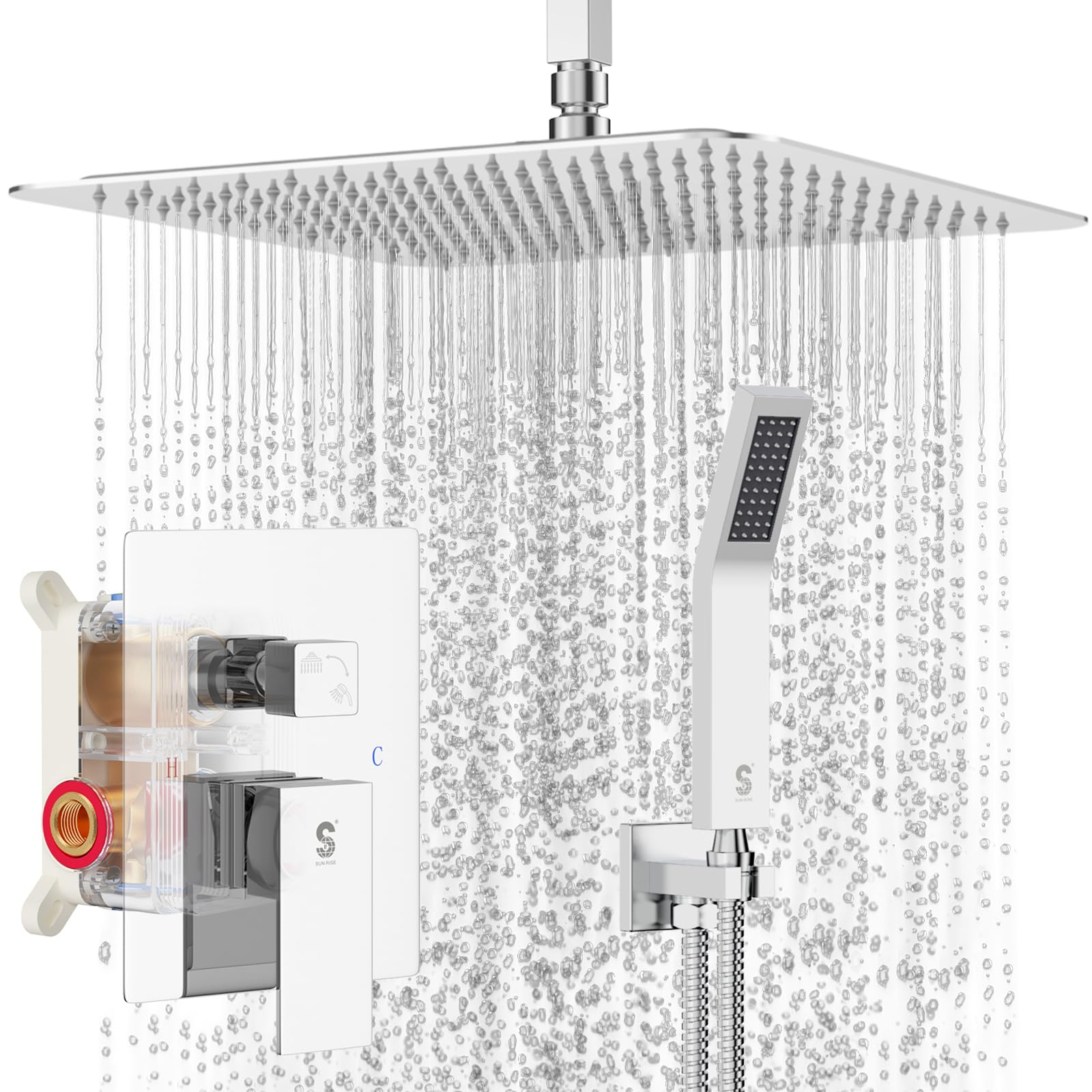 Ceiling Trim Kit Shower Set (Square)