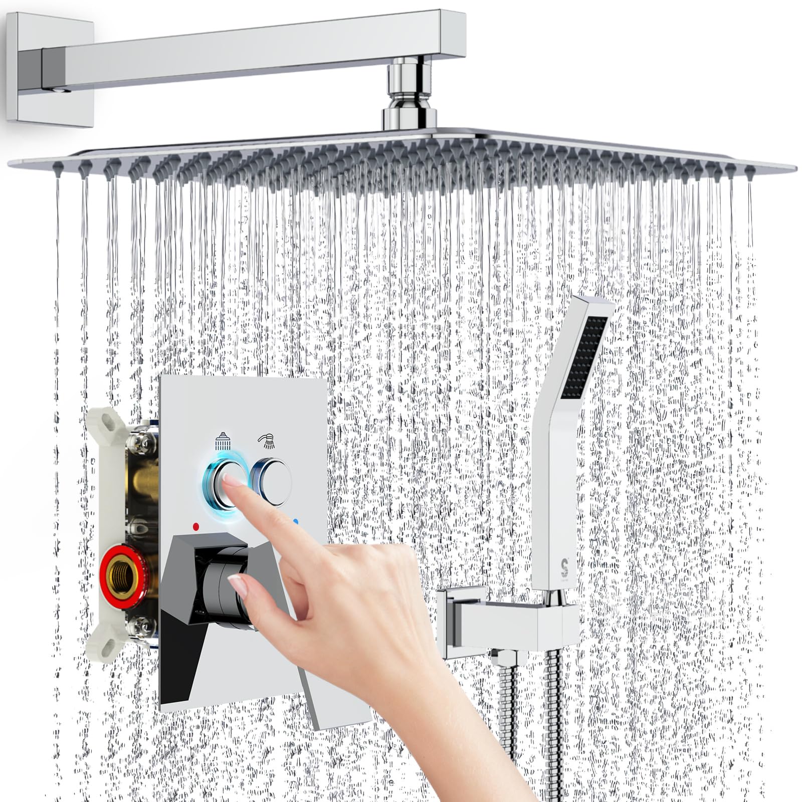 Wall-Mounted Shower System
