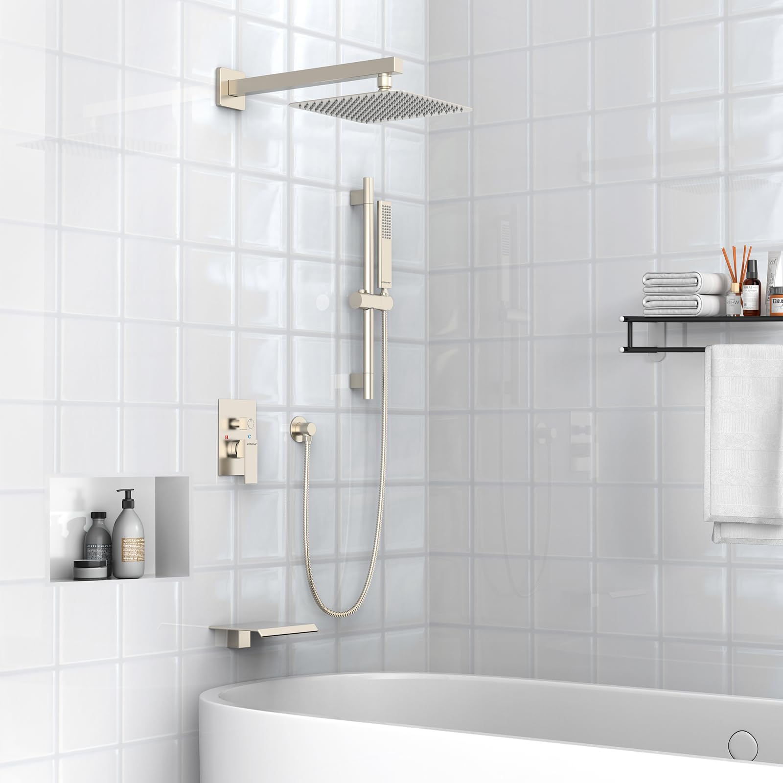 Shower System with Tub Spout