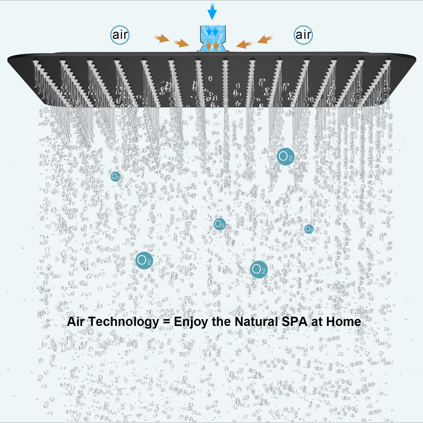 Bathtub Faucet Shower System with Tub Spout