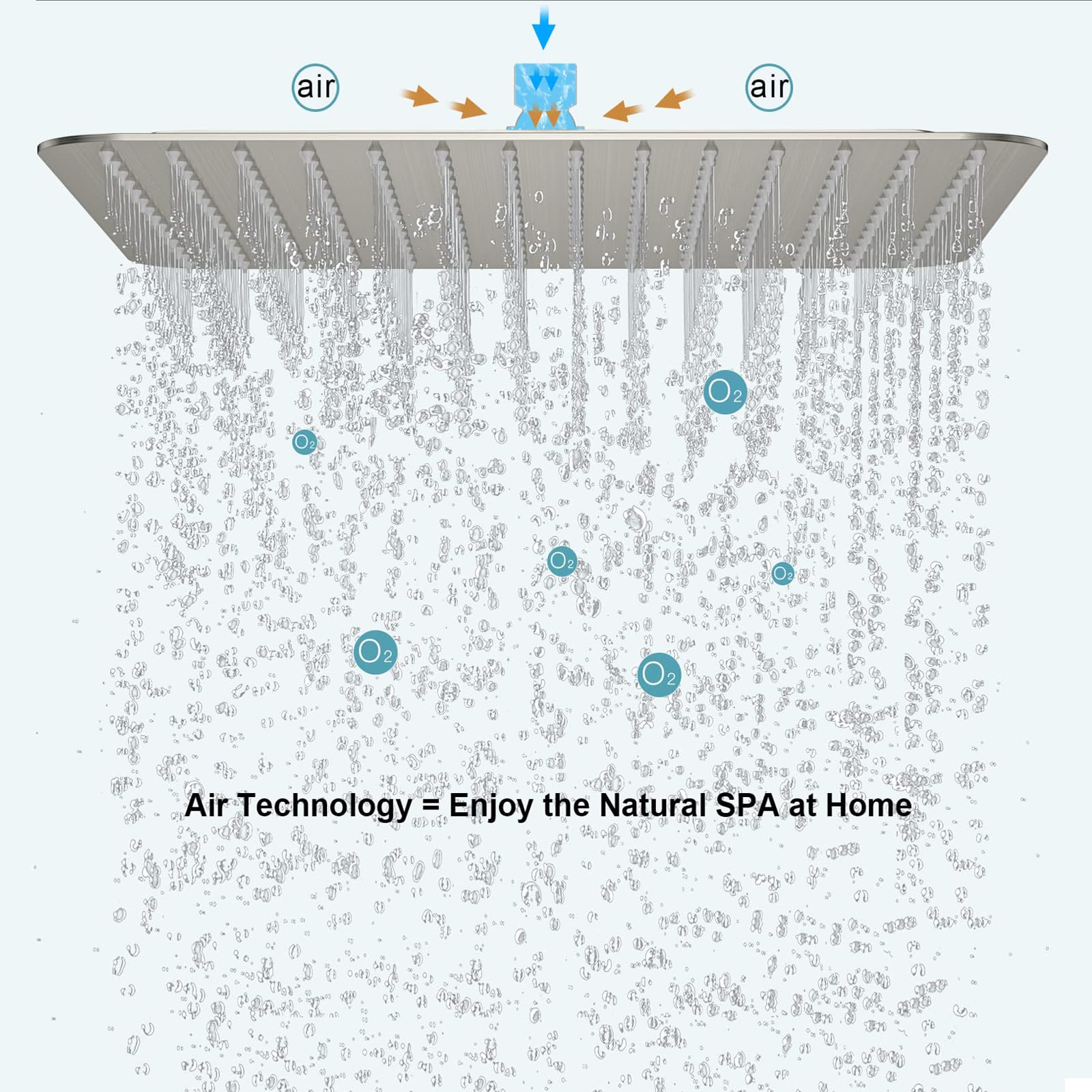 Bathtub Faucet Shower System with Tub Spout