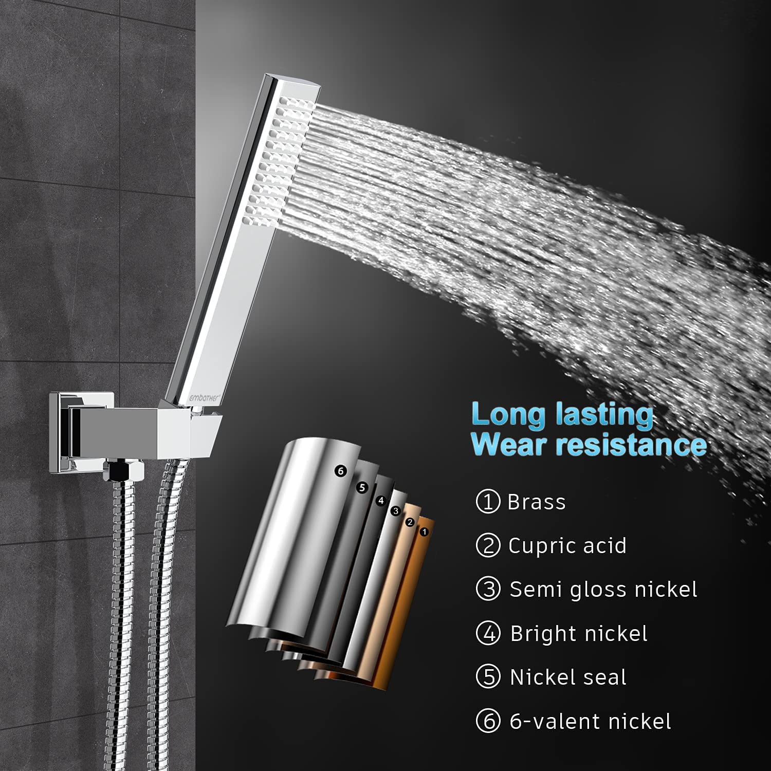 Shower System with Tub Spout Faucet Set