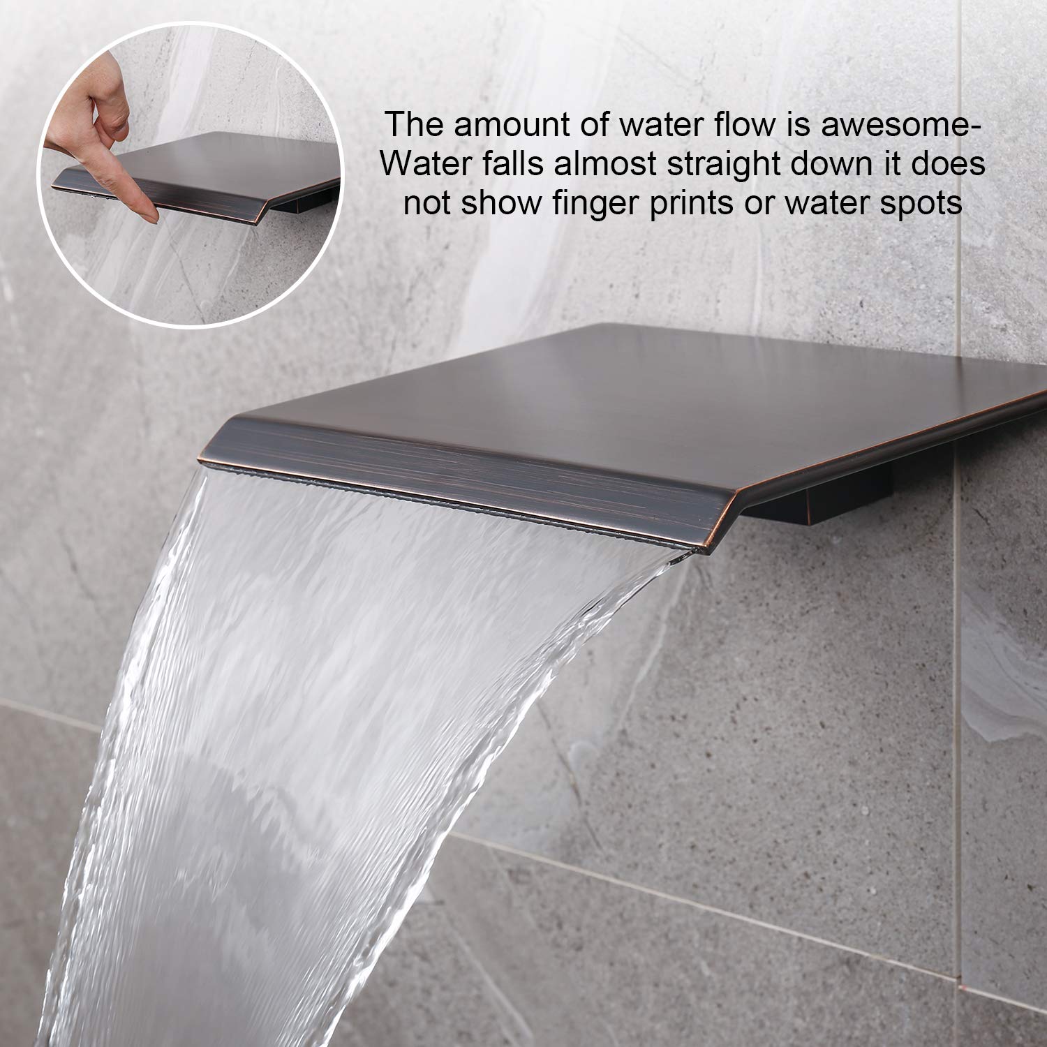 Shower System with Tub Spout Faucet Set