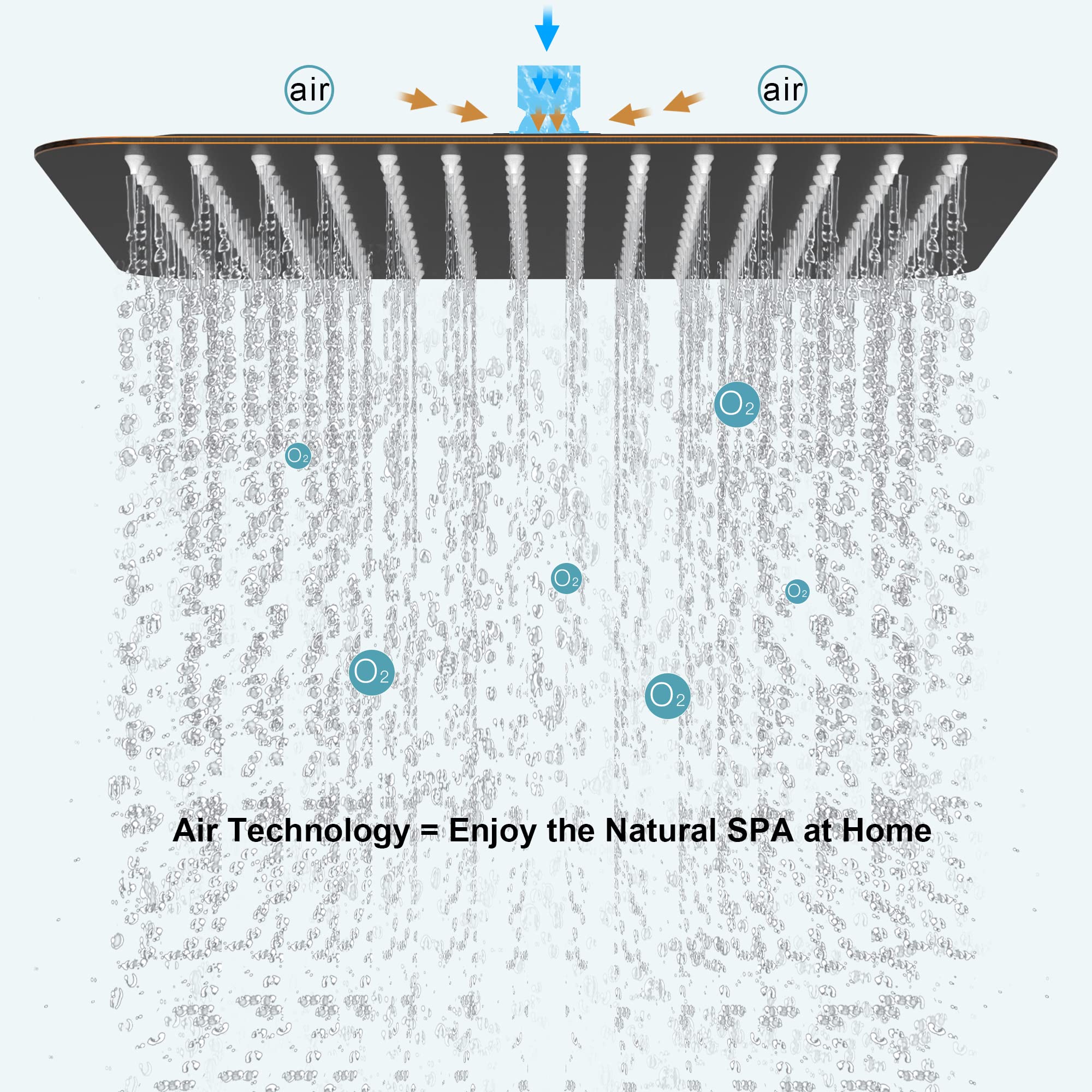 Bathtub Faucet Shower System with Tub Spout