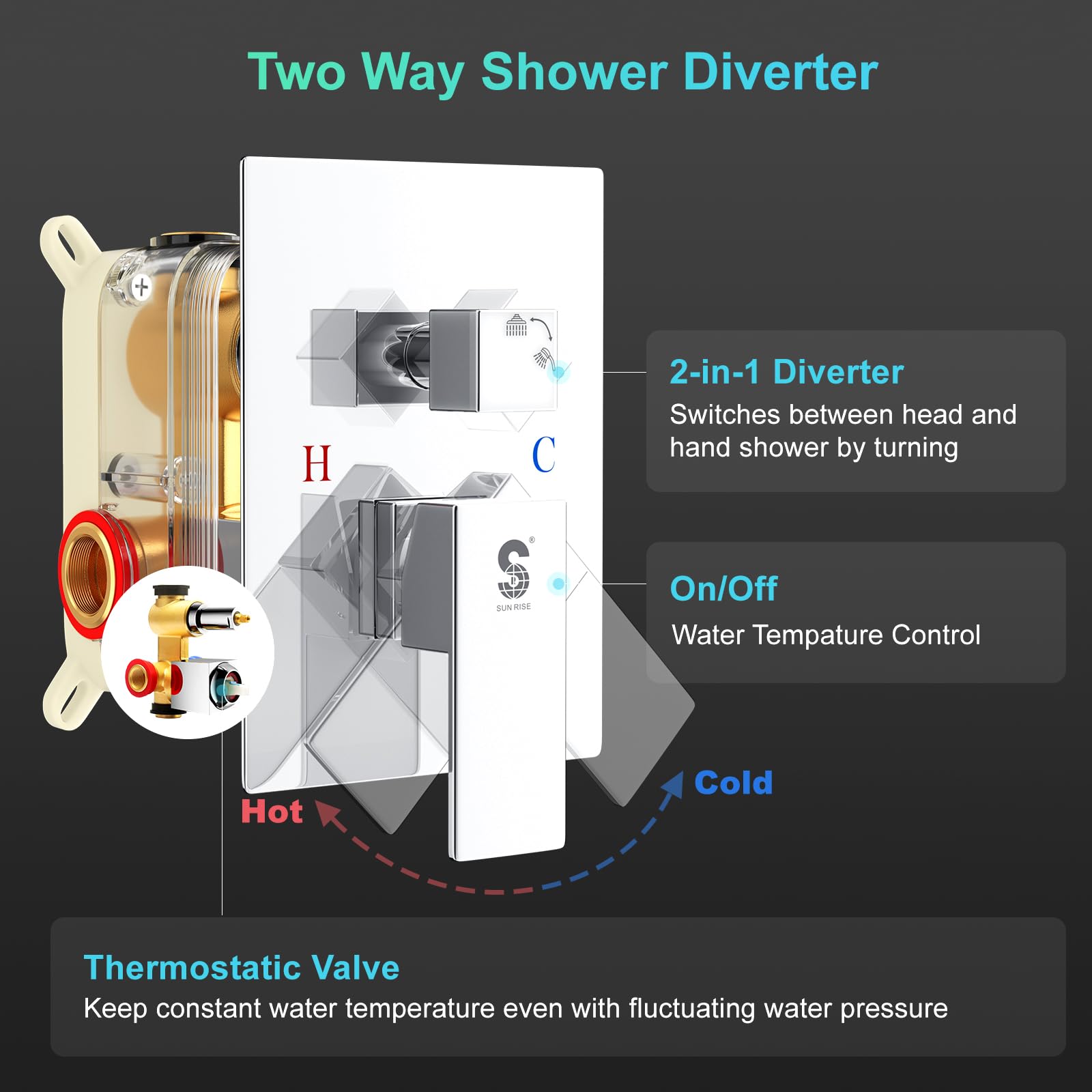 Slide Bar Shower Faucet Luxury High Pressure Shower Heads and Handheld shower Combo Set Wall Mounted Shower System
