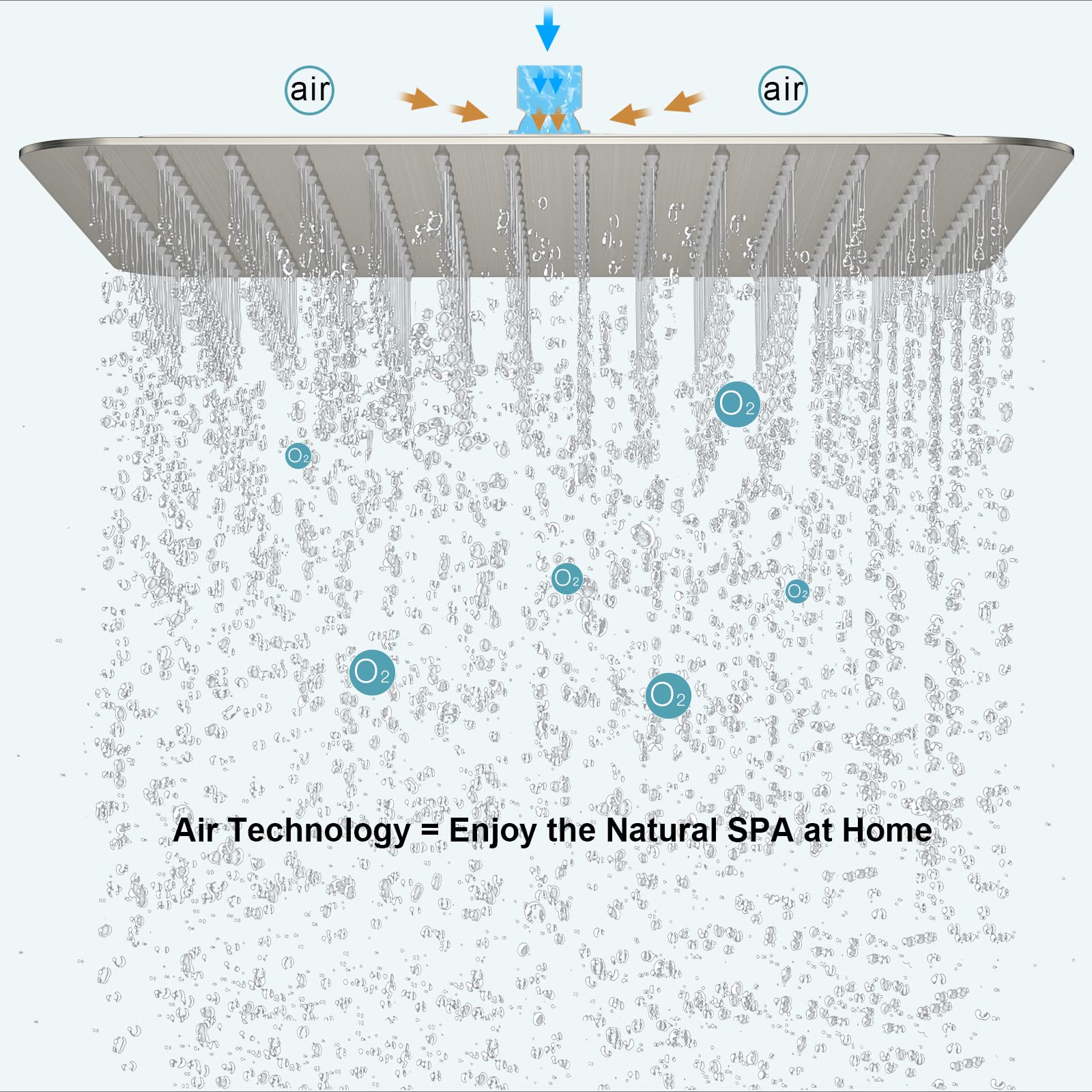Bathtub Faucet Shower System with Tub Spout