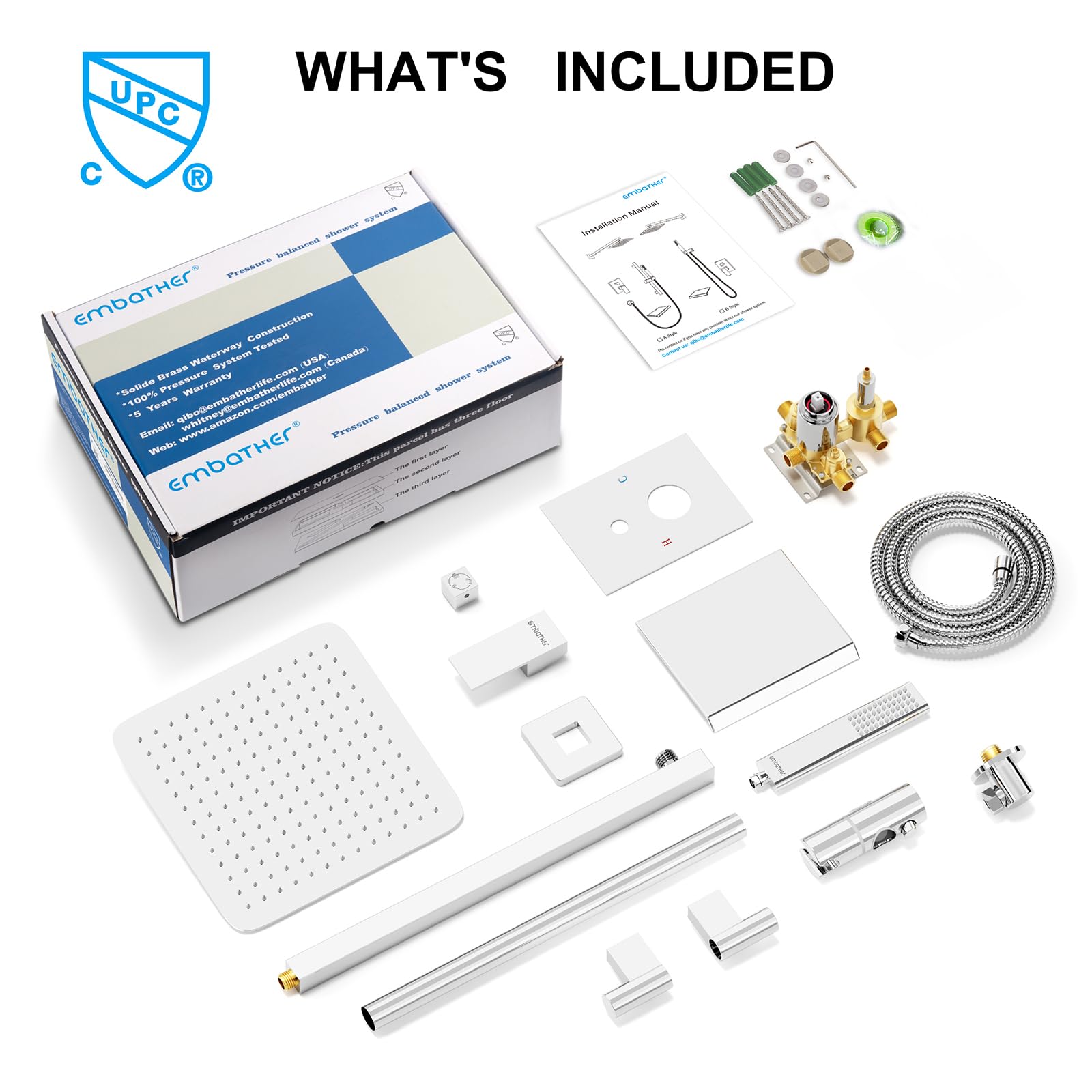 Shower System with Tub Spout