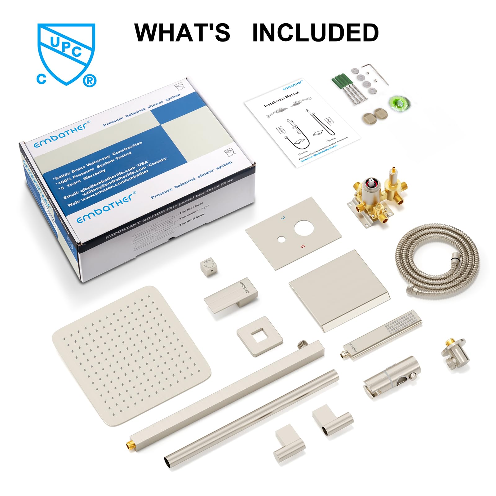 Shower System with Tub Spout