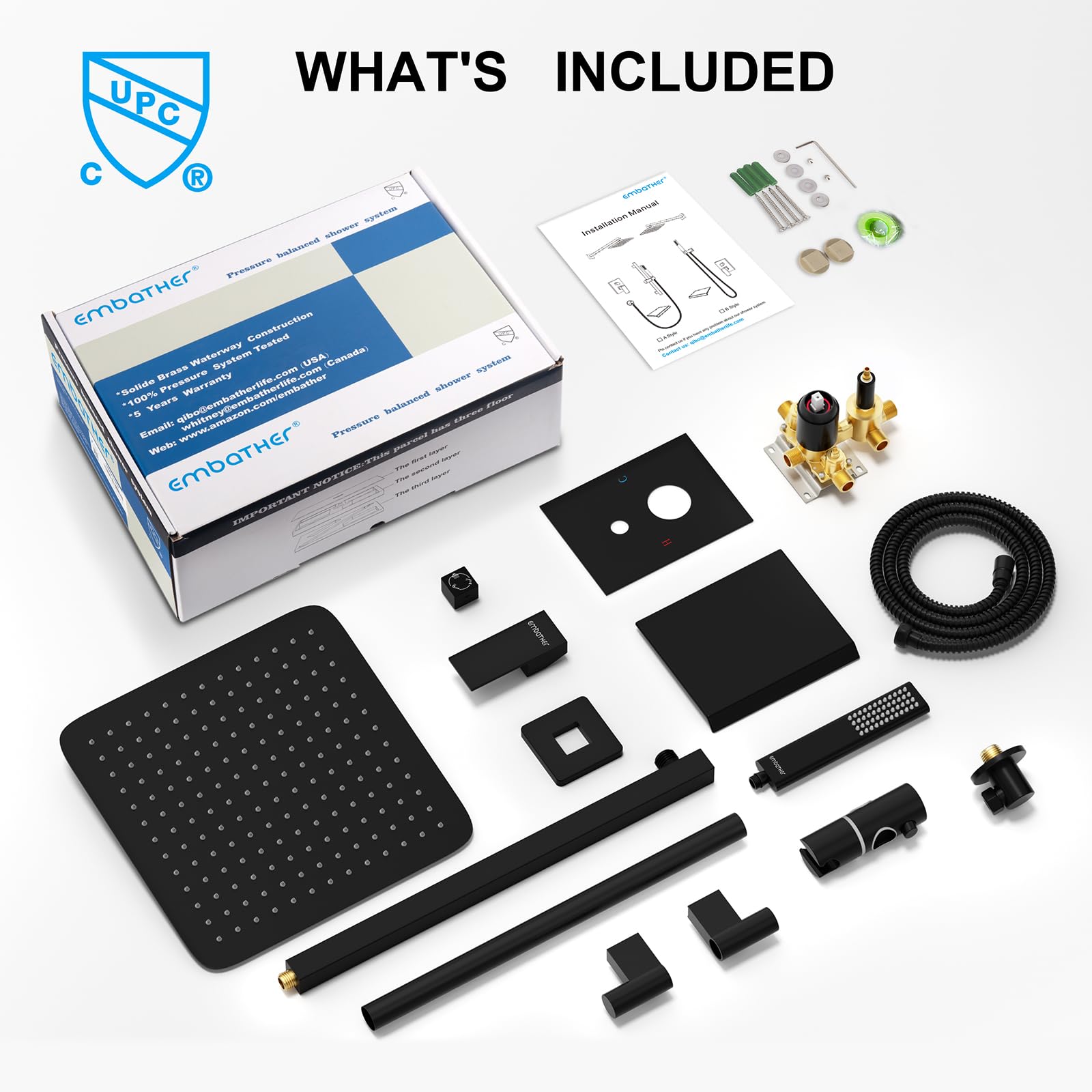 Shower System with Tub Spout