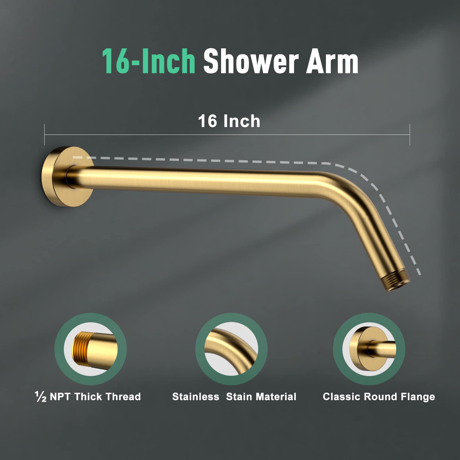 9 Inch Shower Kit （Round）