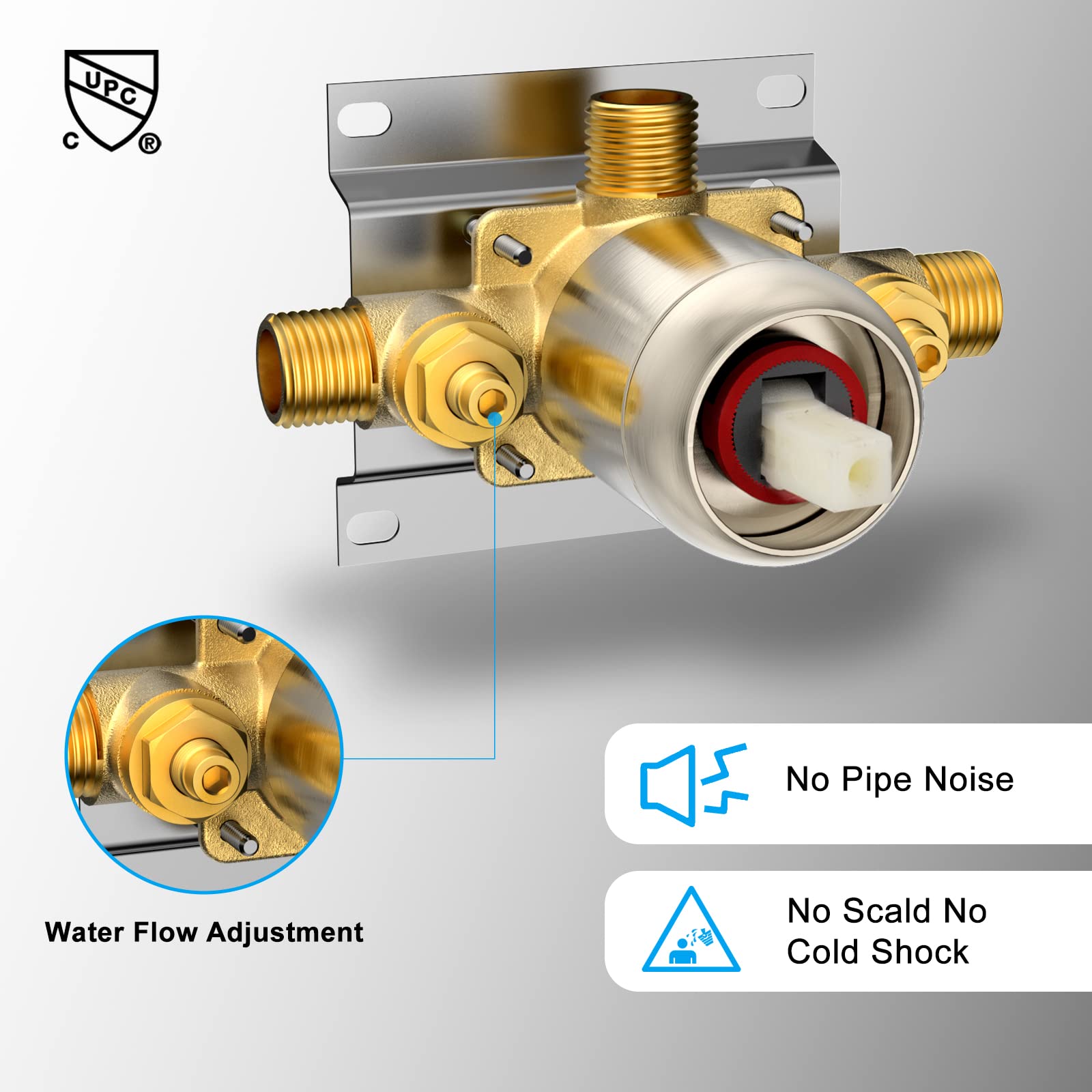 6 Inch Shower Kit （Round）